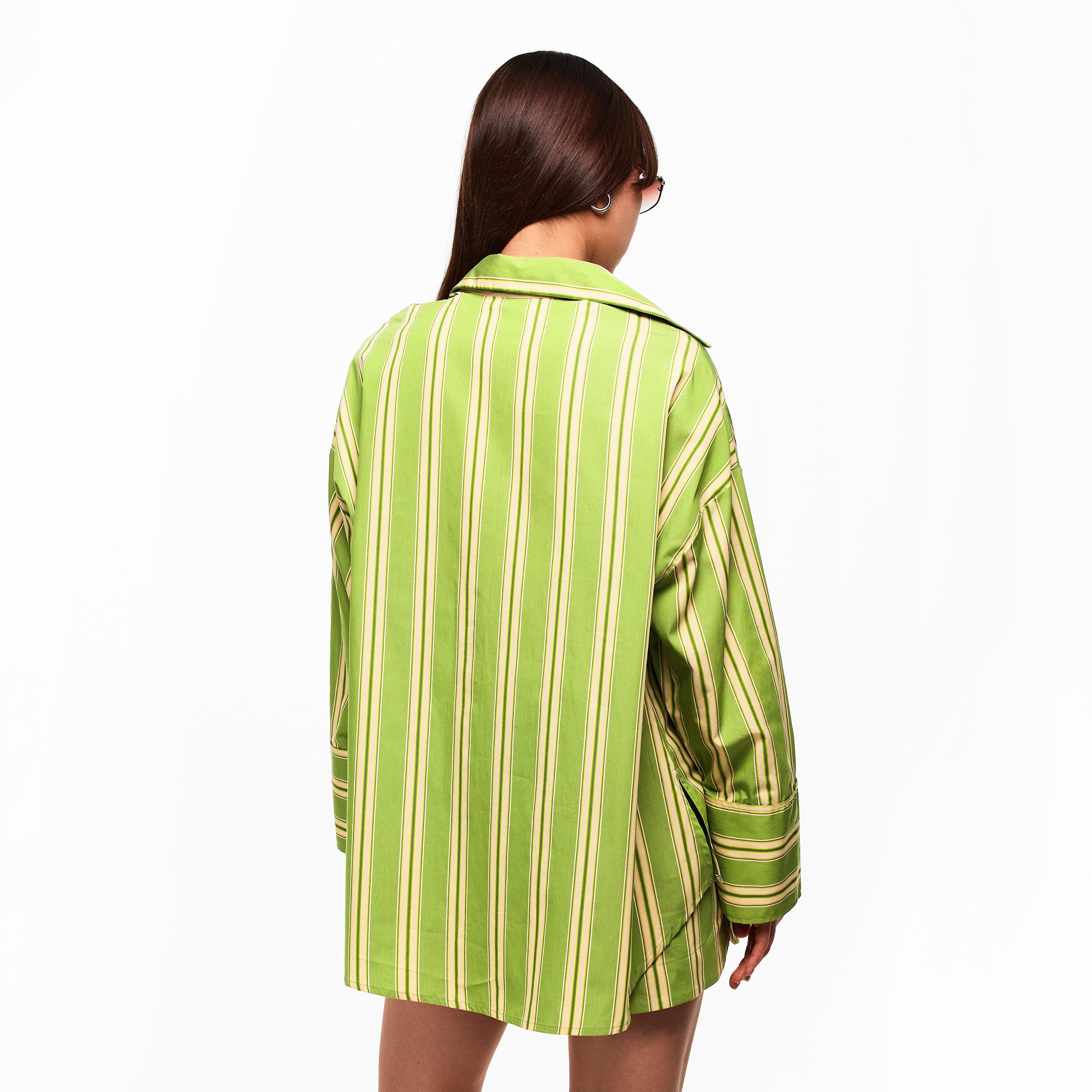 Ombre Stripe - Faithfull The Brand - Women's Clemente Long Sleeve Patterned Shirt - 4