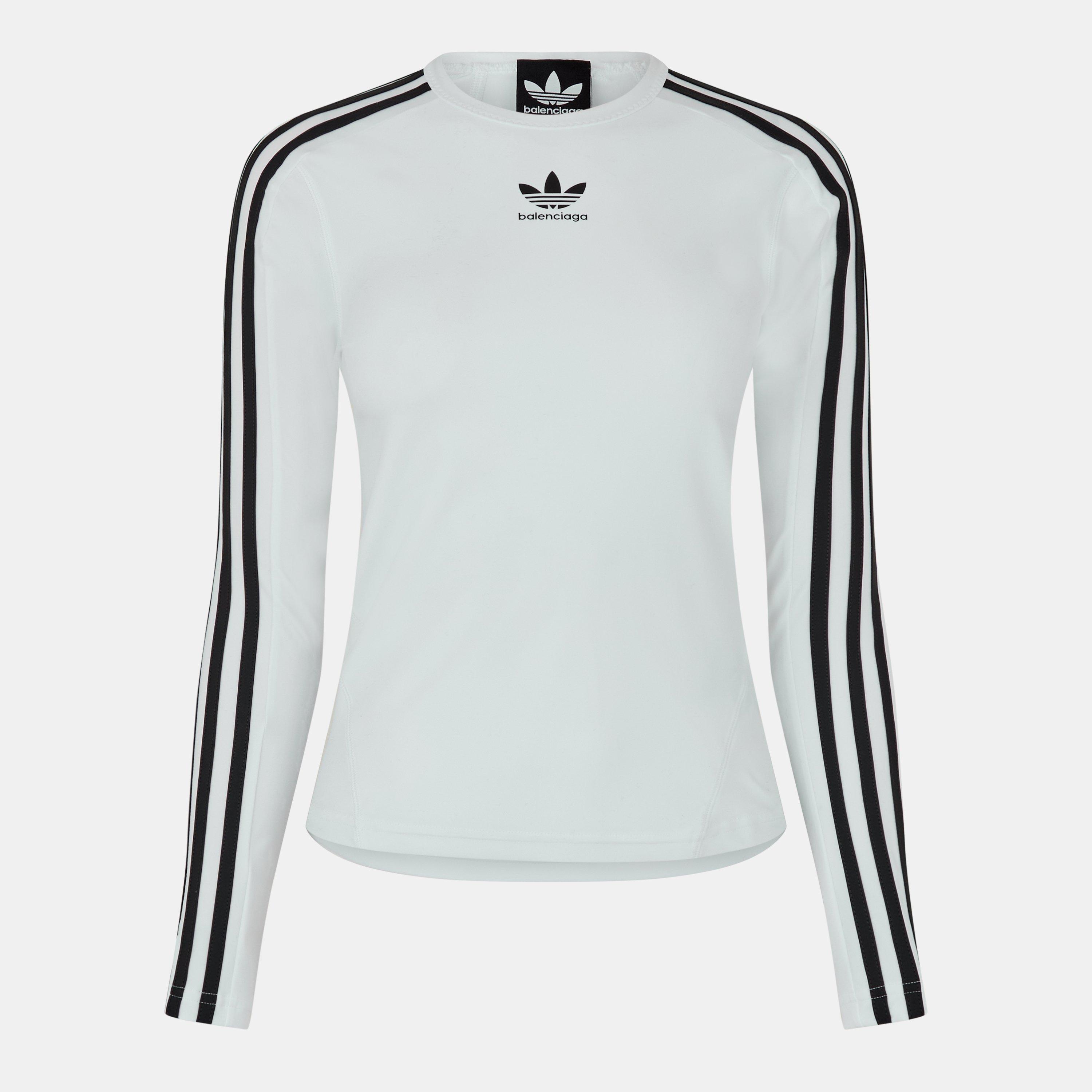 White/Black - Balenciaga - Women's Regular Fit T-Shirt - 1