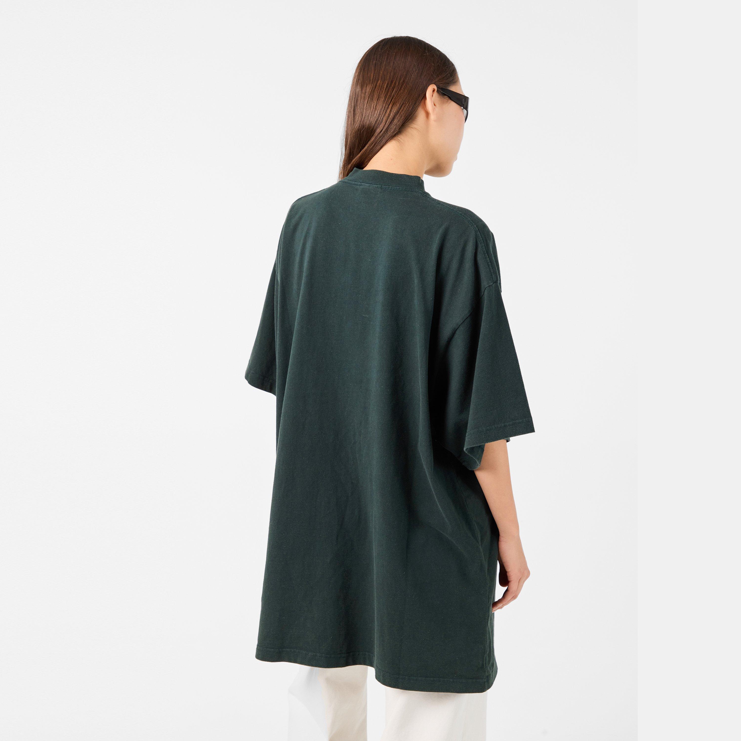 Cypress Green - Balenciaga - Women's Oversized T-Shirt - 4