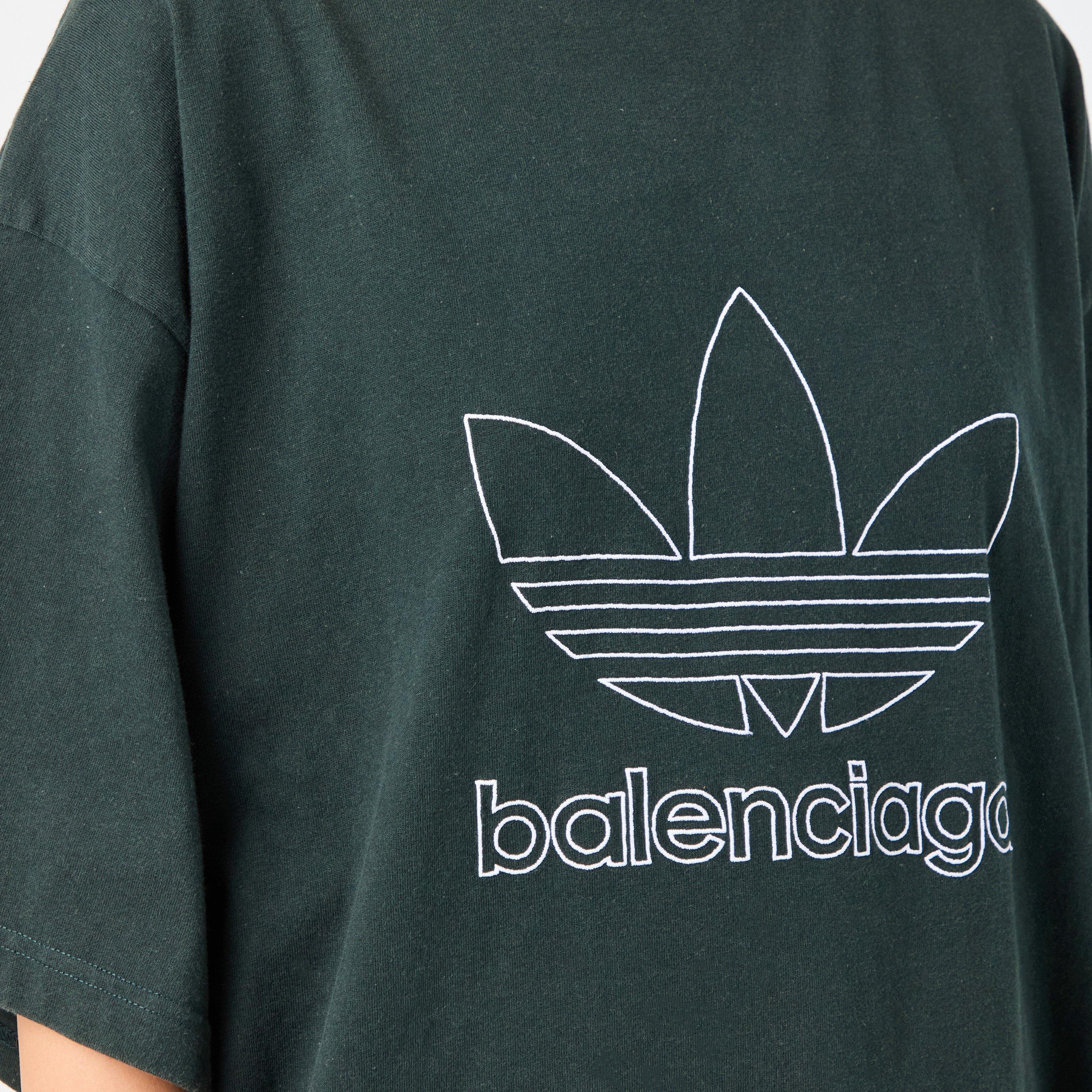 Cypress Green - Balenciaga - Women's Oversized T-Shirt - 5