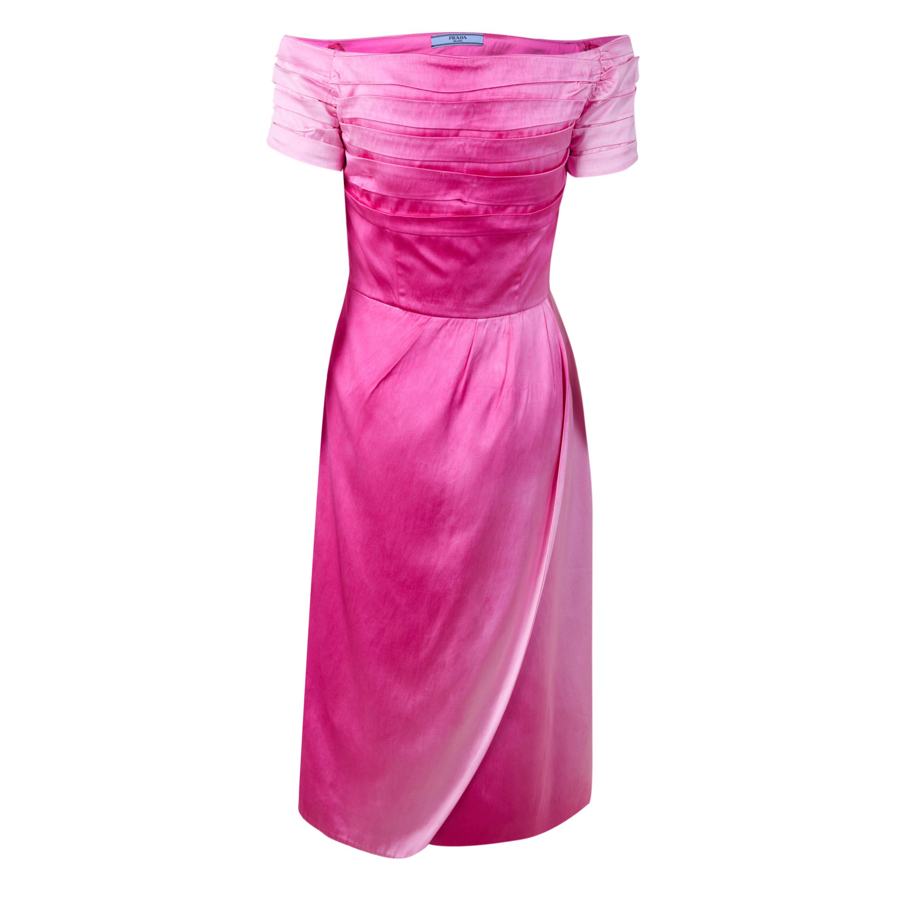 Fuxia - Prada - Prada Midi Dress Ld64 - 2