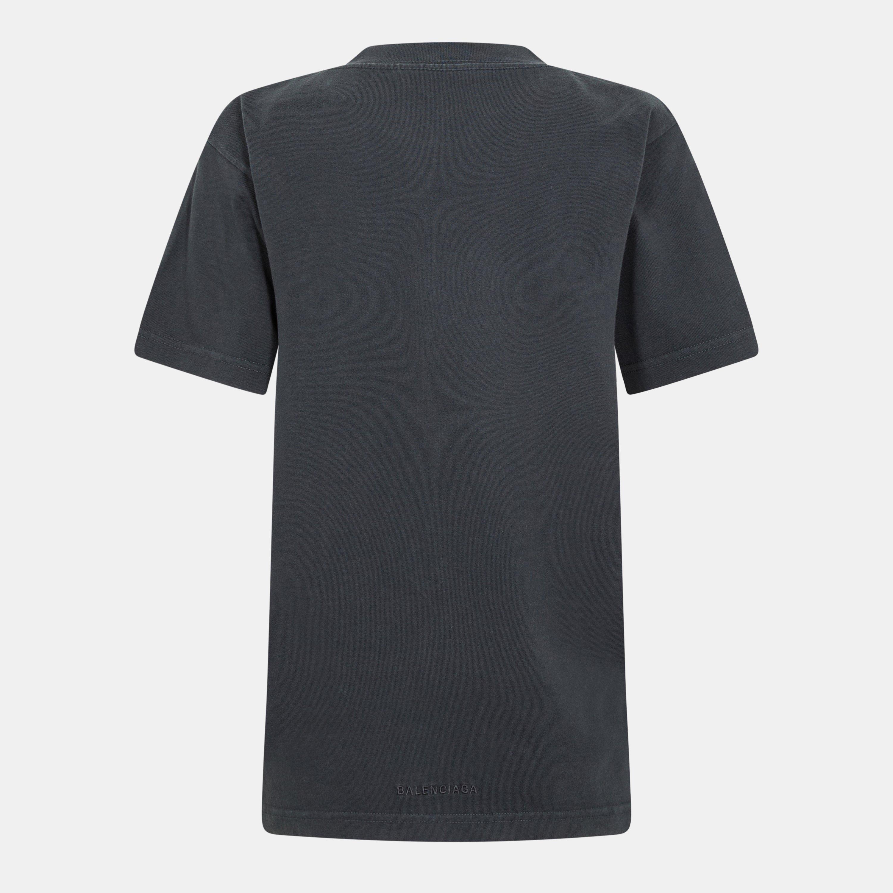 Black W - Balenciaga - Women's Slim Fit T-Shirt - 2