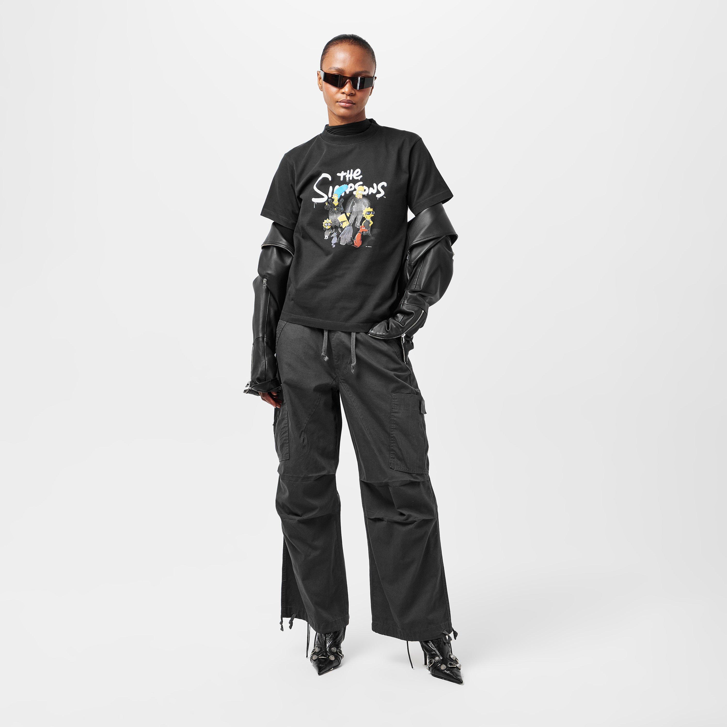 Black W - Balenciaga - Women's Slim Fit T-Shirt - 6