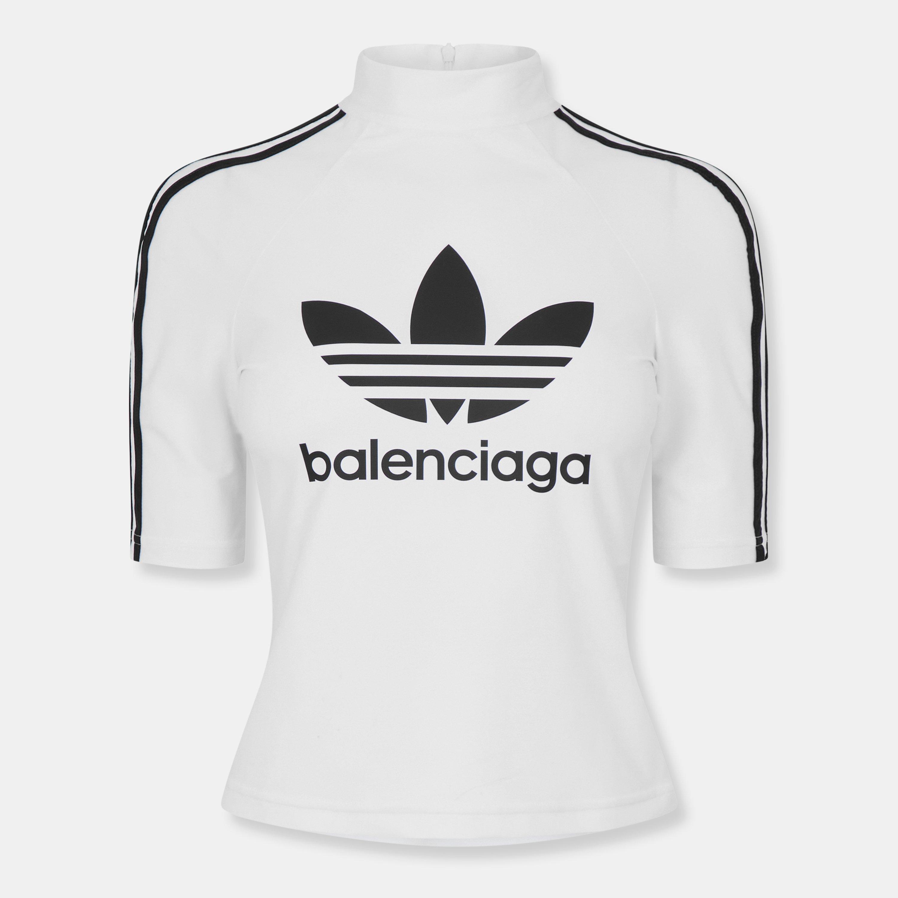 Balenciaga Women's T-Shirt - White - Size 12 (M)