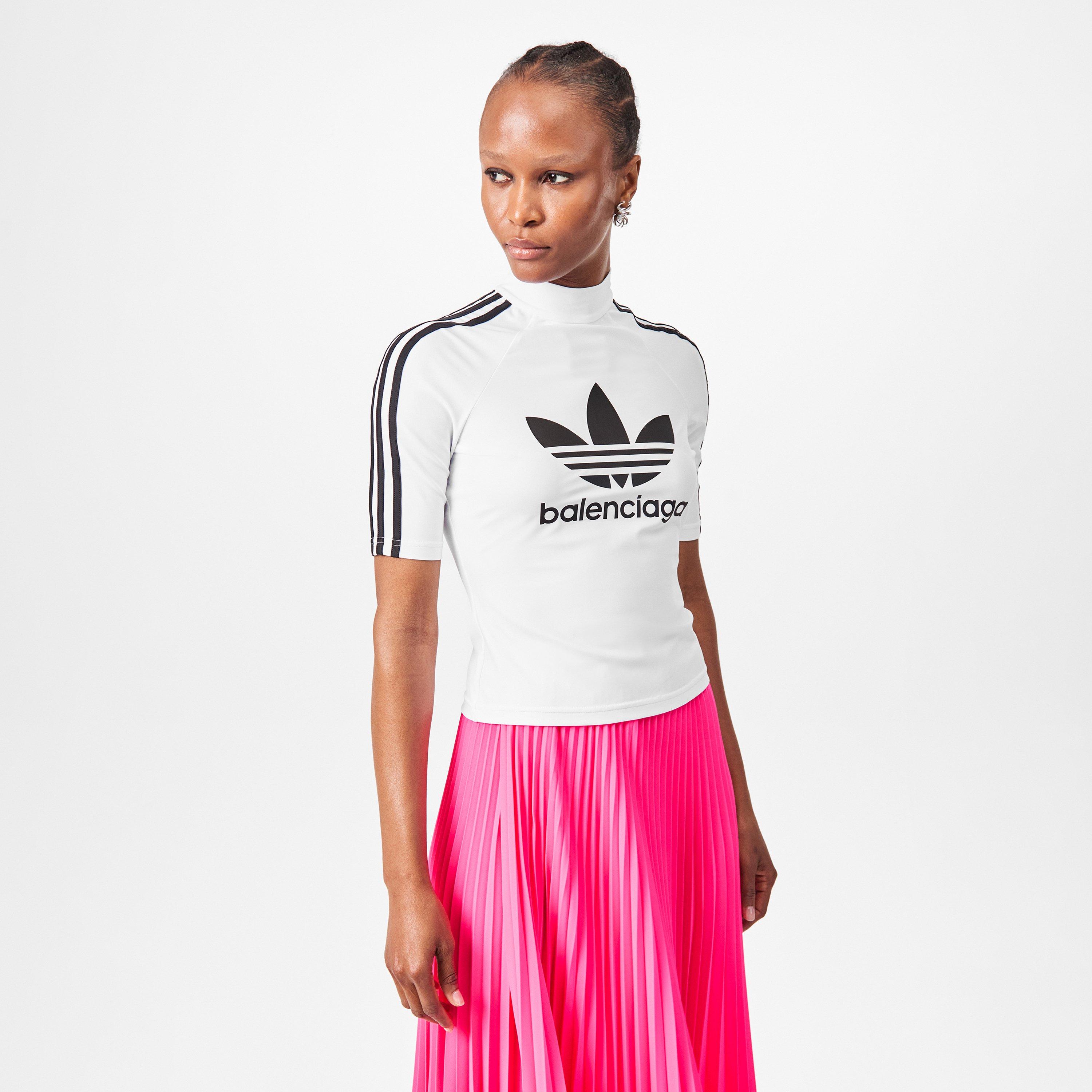 White - Balenciaga - Women's T-Shirt - 3