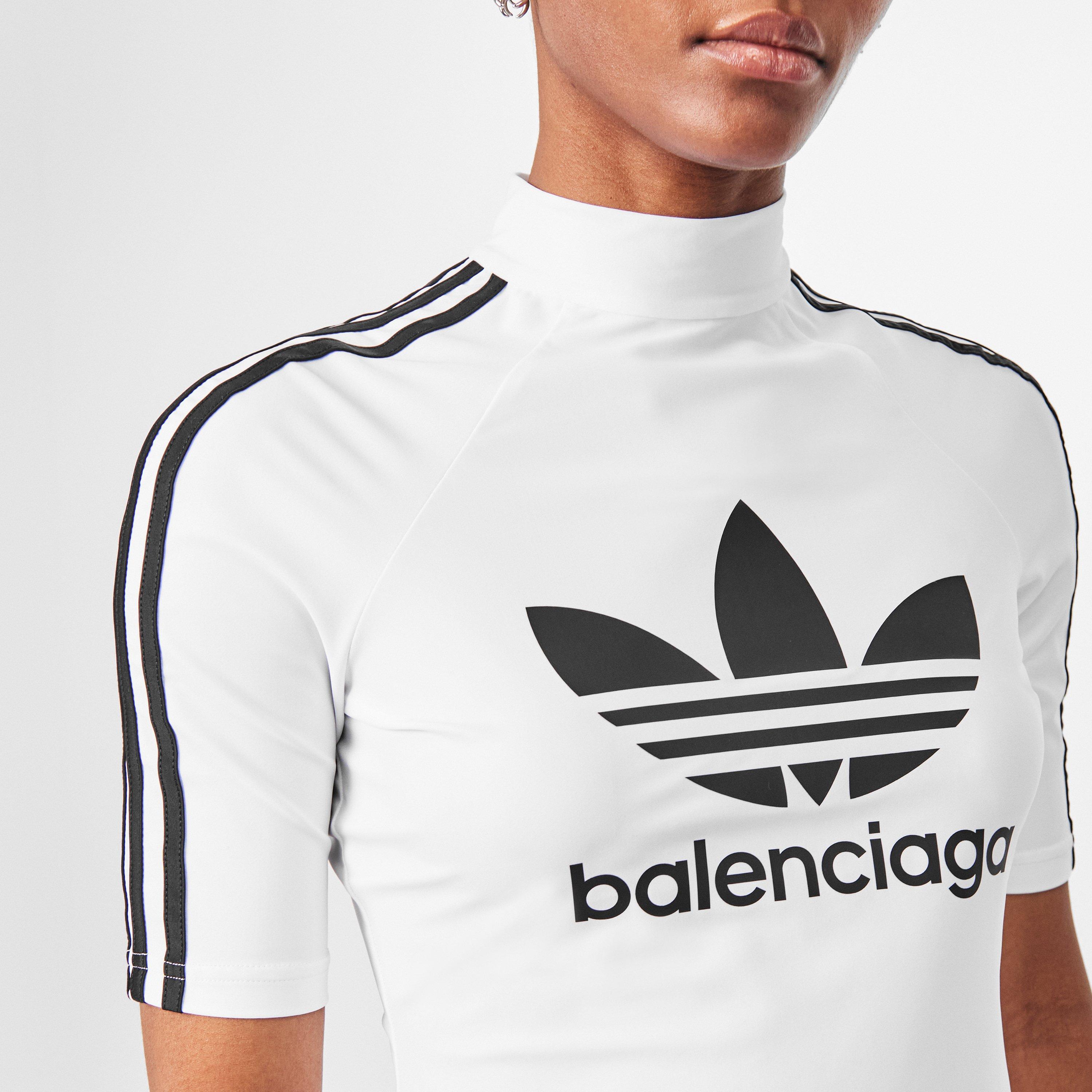 White - Balenciaga - Women's T-Shirt - 5