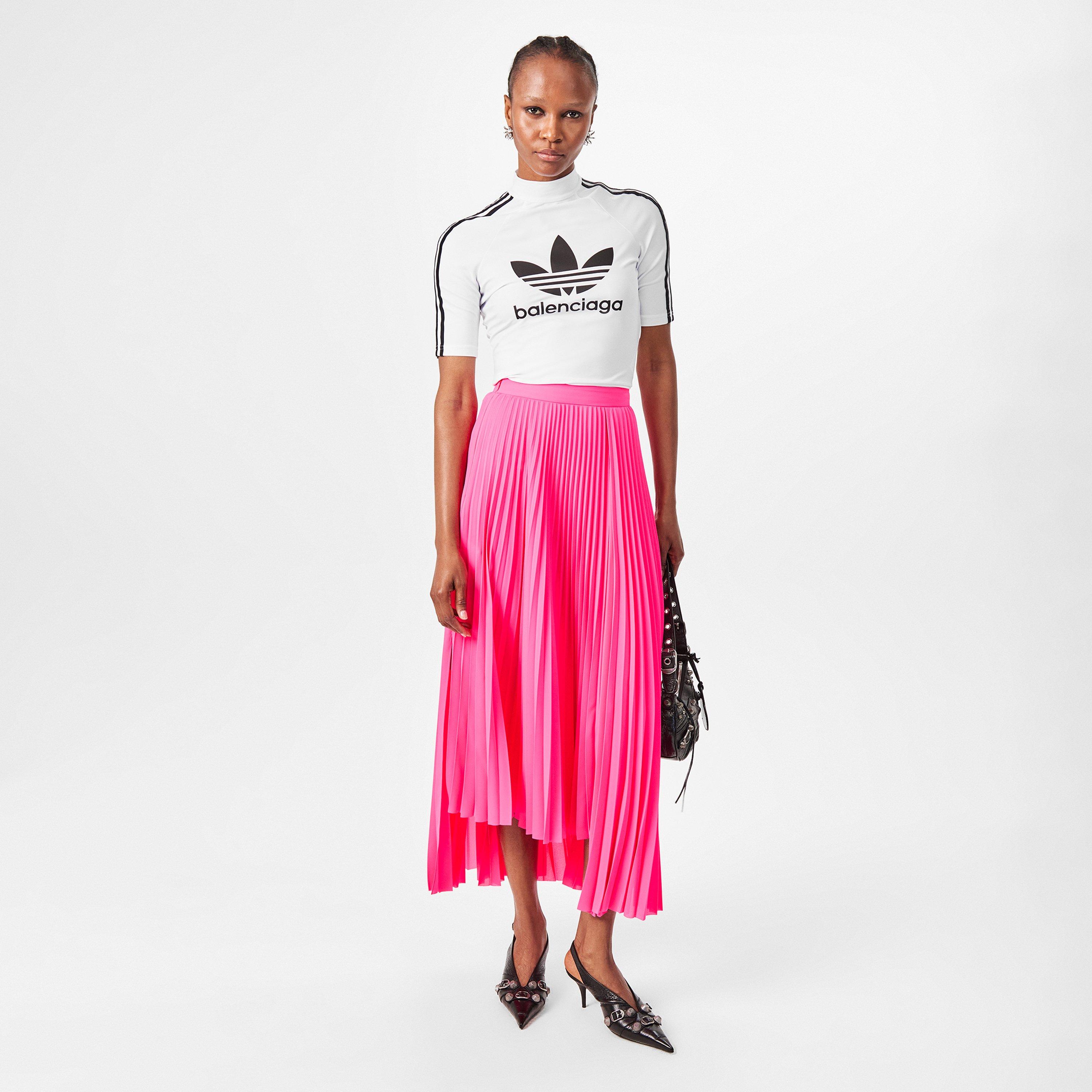 White - Balenciaga - Women's T-Shirt - 6