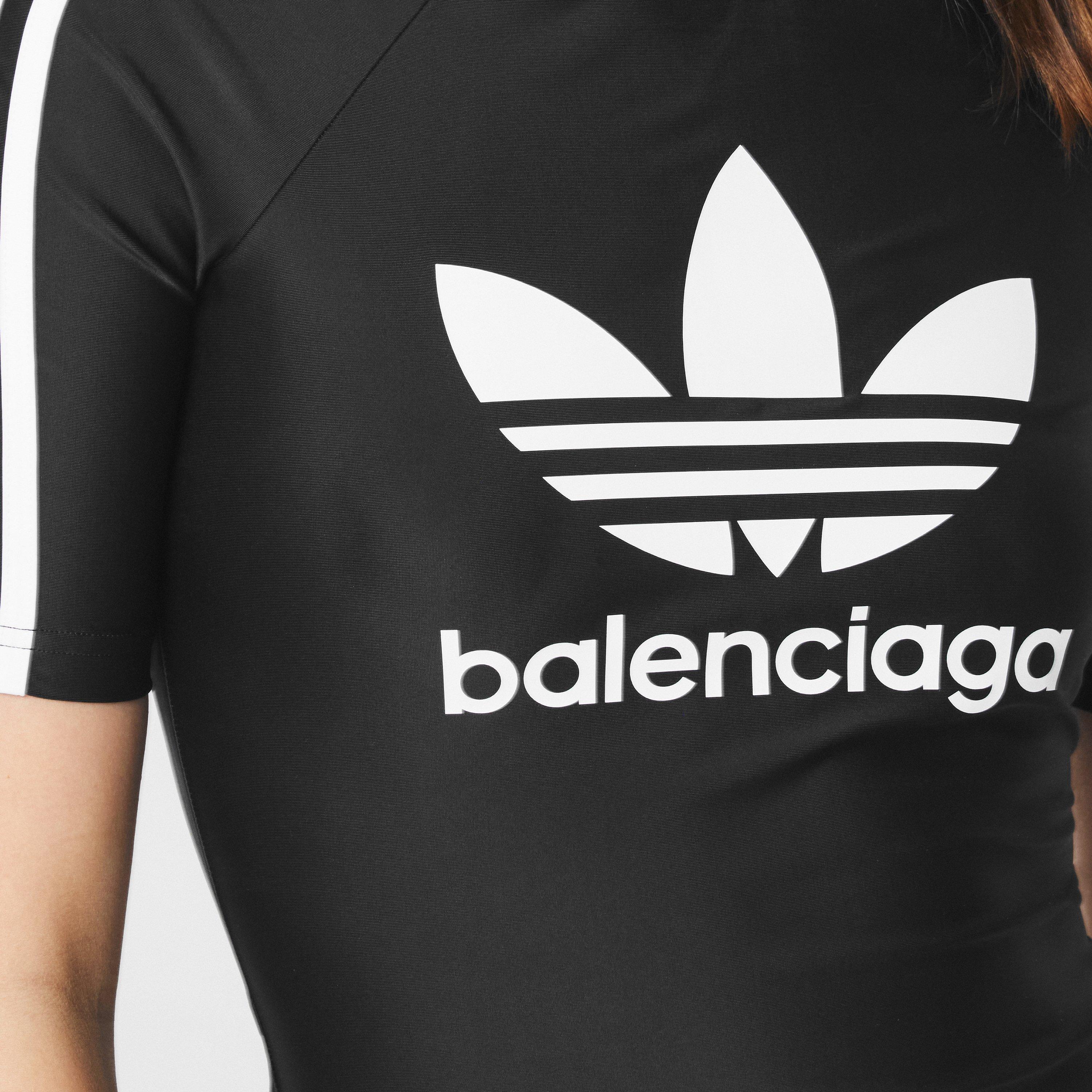 Black - Balenciaga - Women's Regular Fit T-Shirt - 5