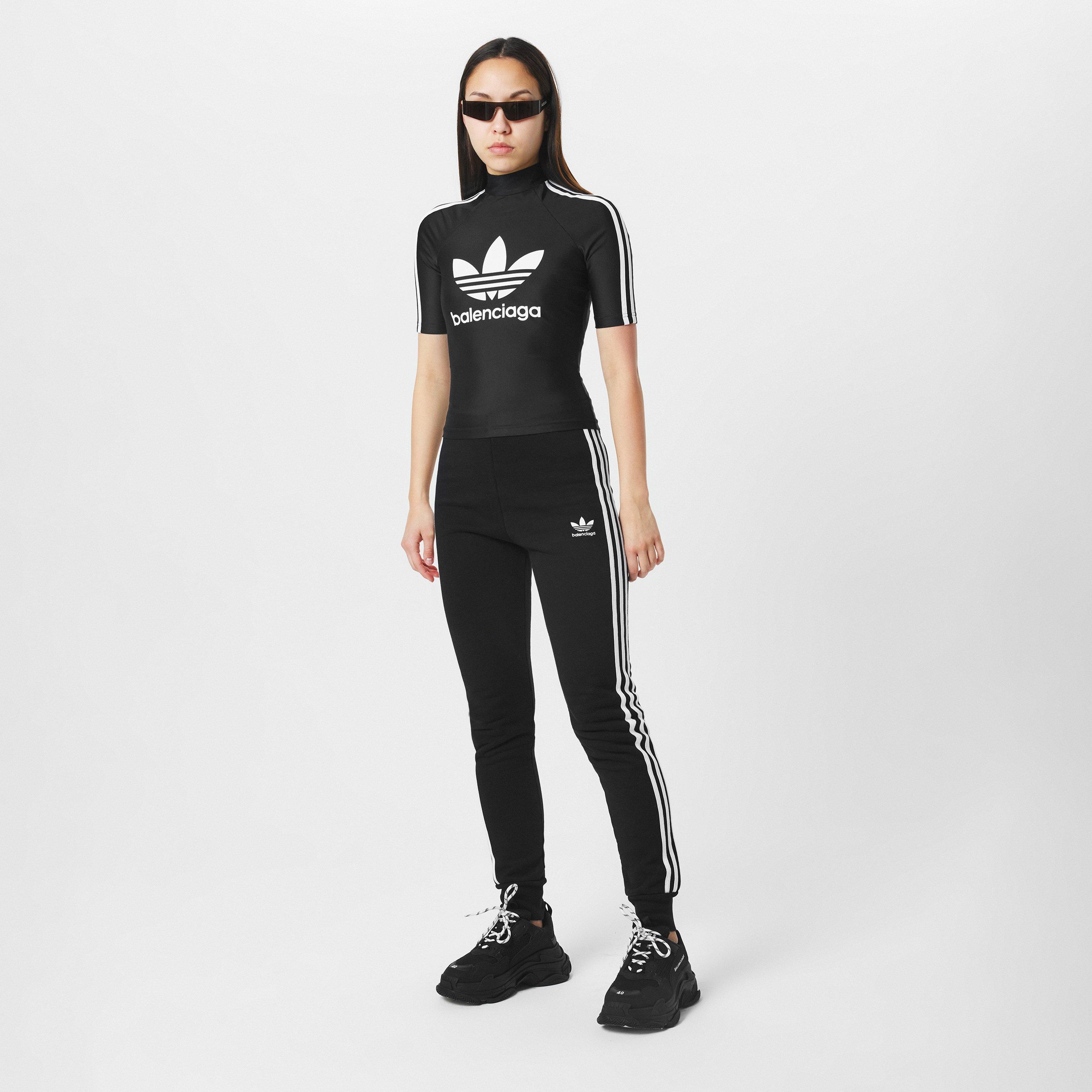 Black - Balenciaga - Women's Regular Fit T-Shirt - 6