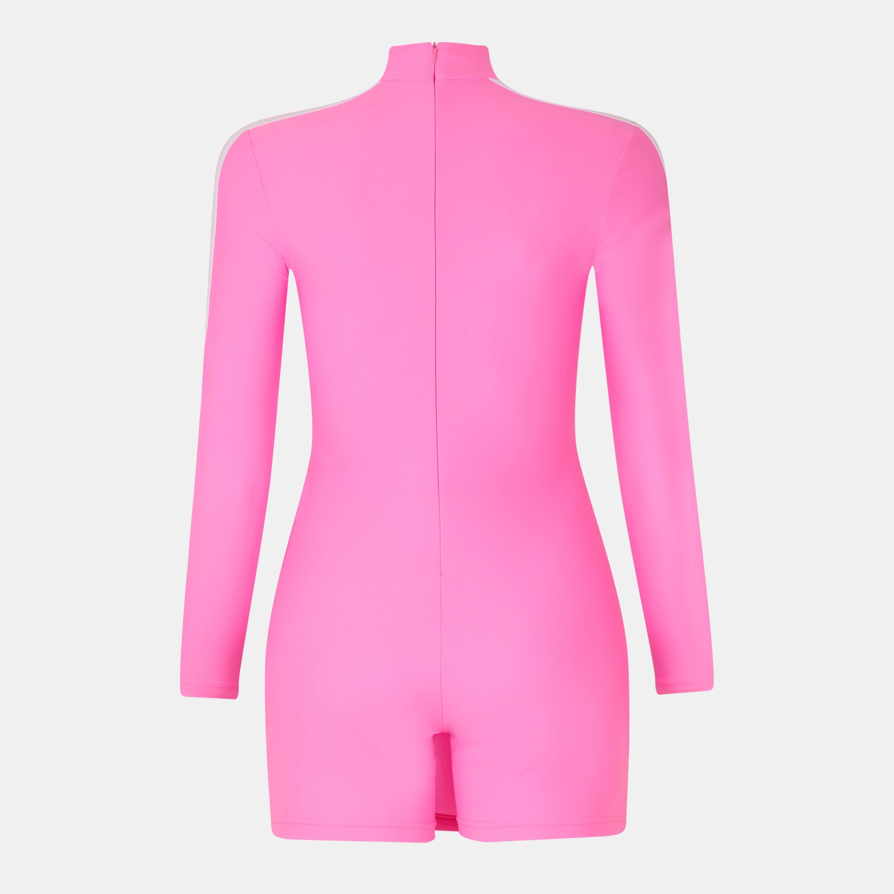 Neon Pink - Balenciaga - Women's A Line Dress - 2