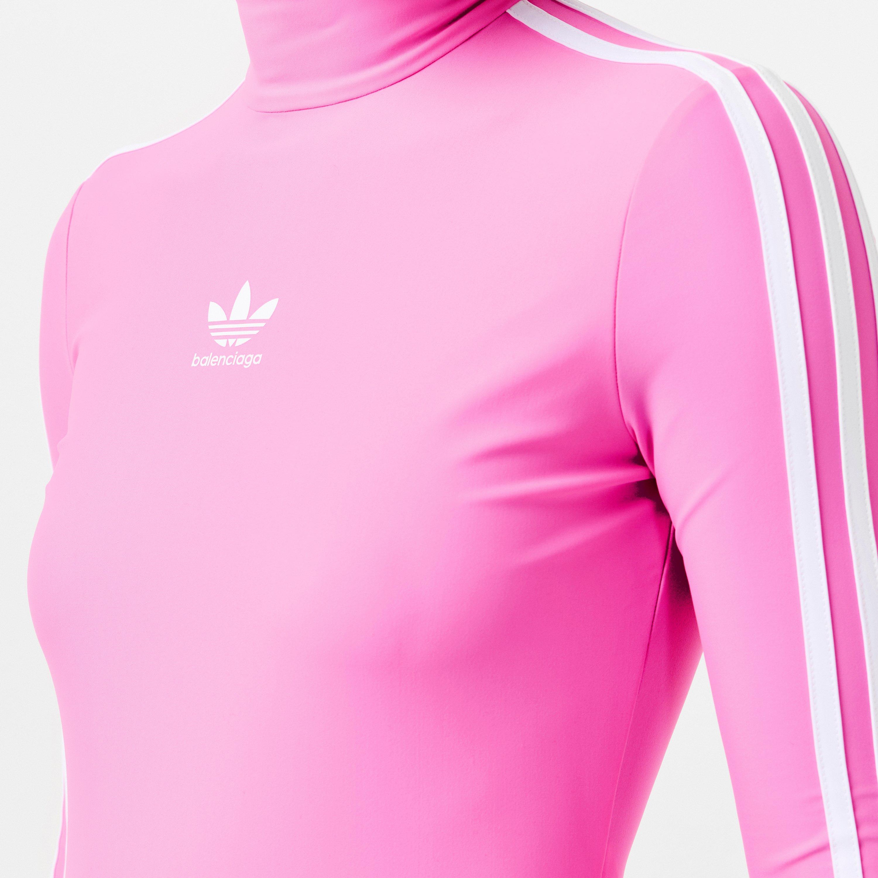 Neon Pink - Balenciaga - Women's A Line Dress - 5