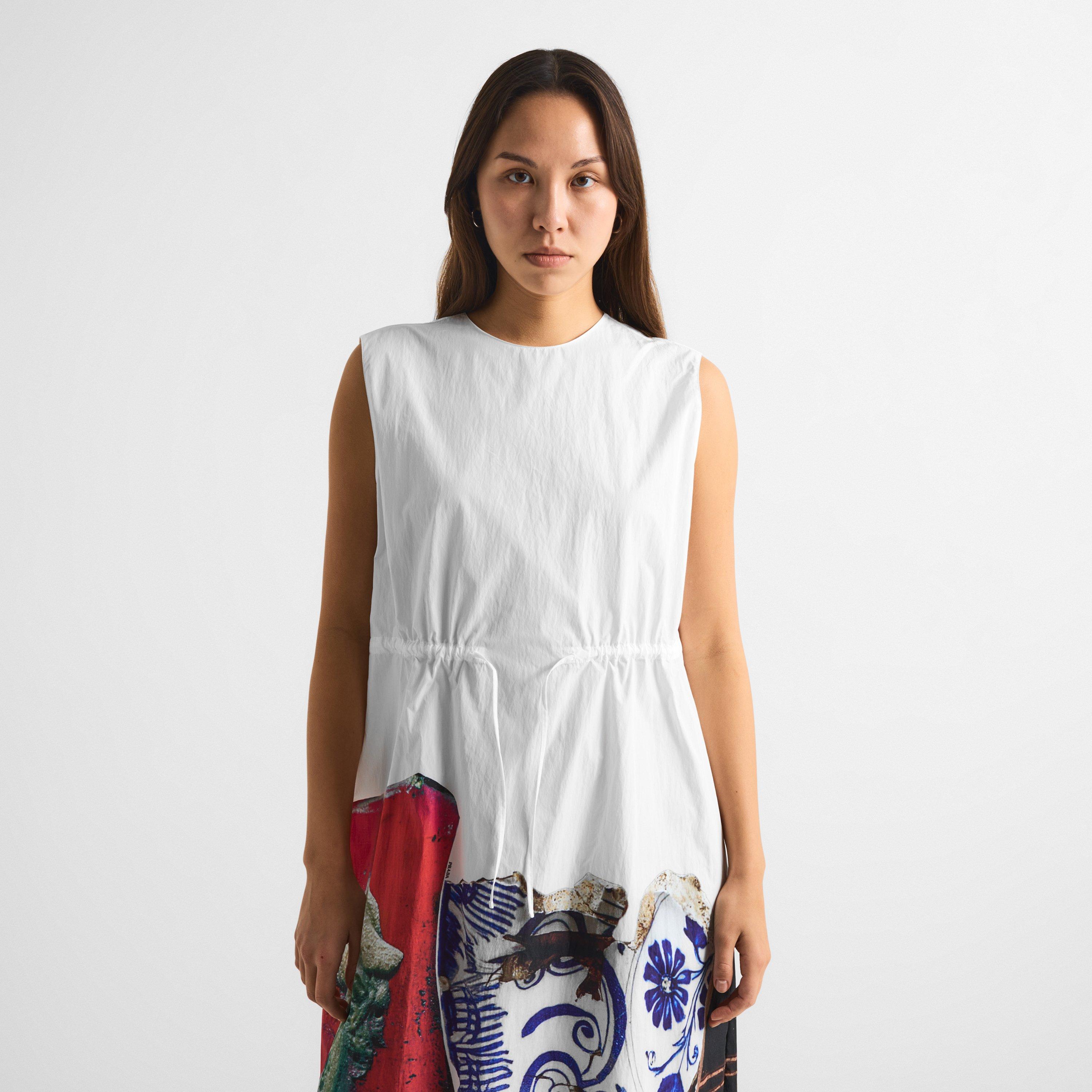 Bianco - Prada - Prada Patterned Skir Ld64 - 3