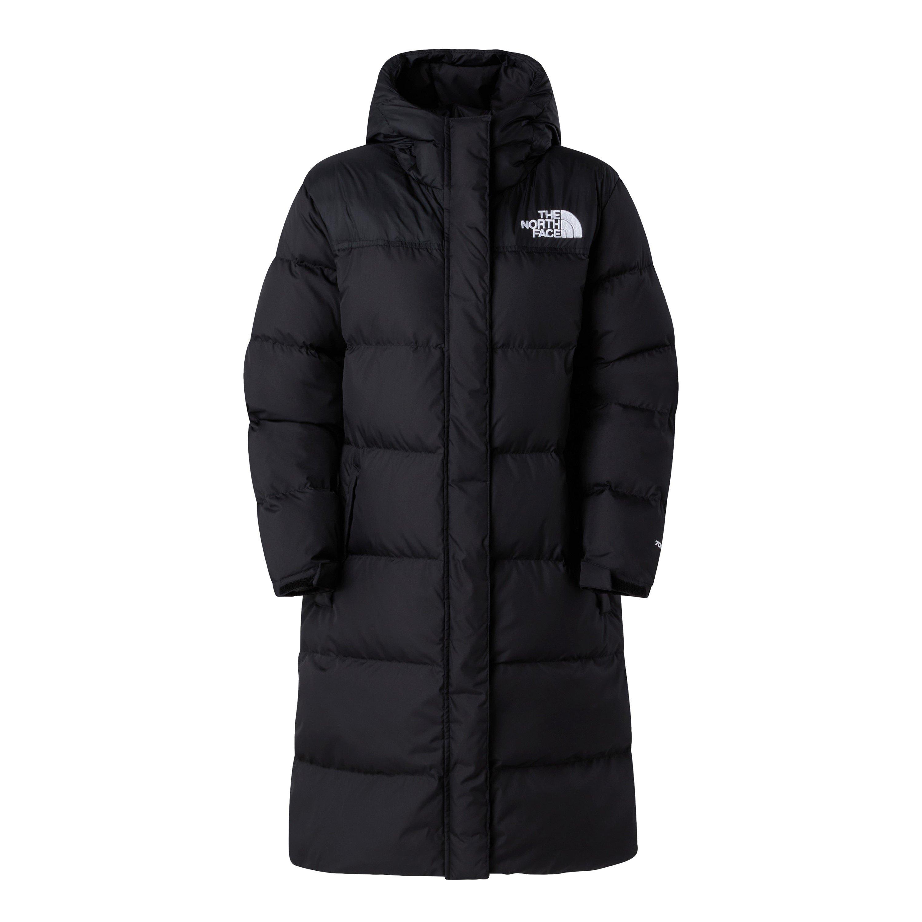 Tnf Black-Npf-R - The North Face - Womens Nuptse Water and Wind Resistant 700-Fill Down Long Parka - 1