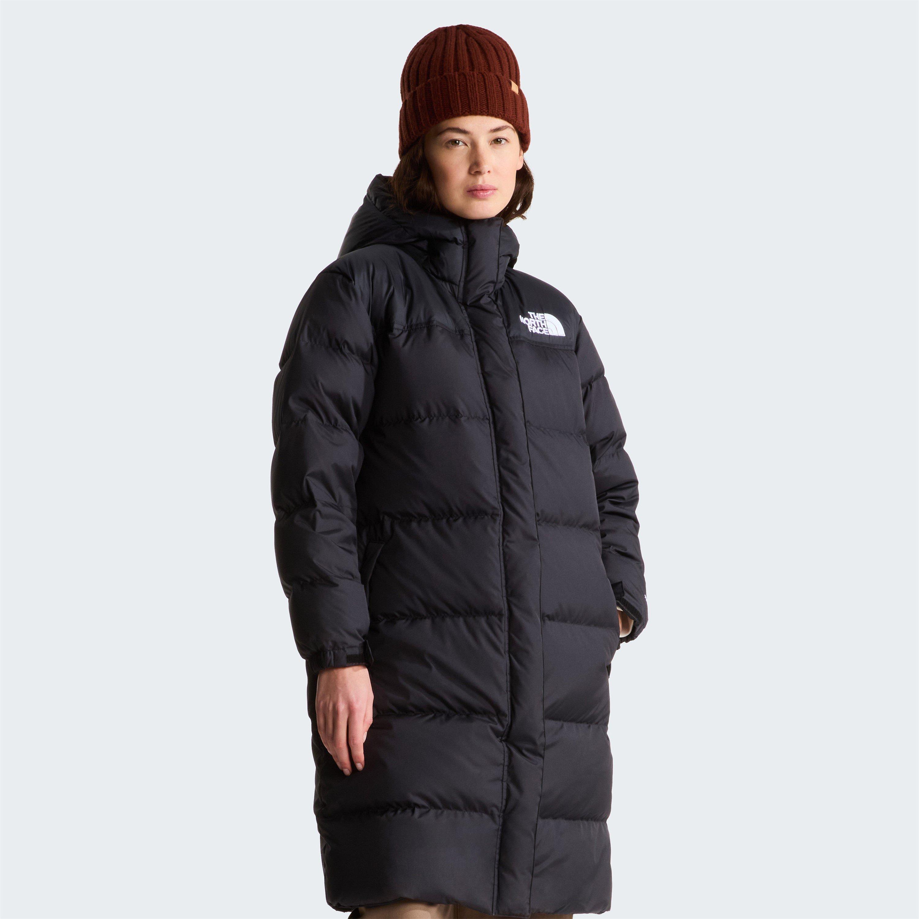 Tnf Black-Npf-R - The North Face - Womens Nuptse Water and Wind Resistant 700-Fill Down Long Parka - 3