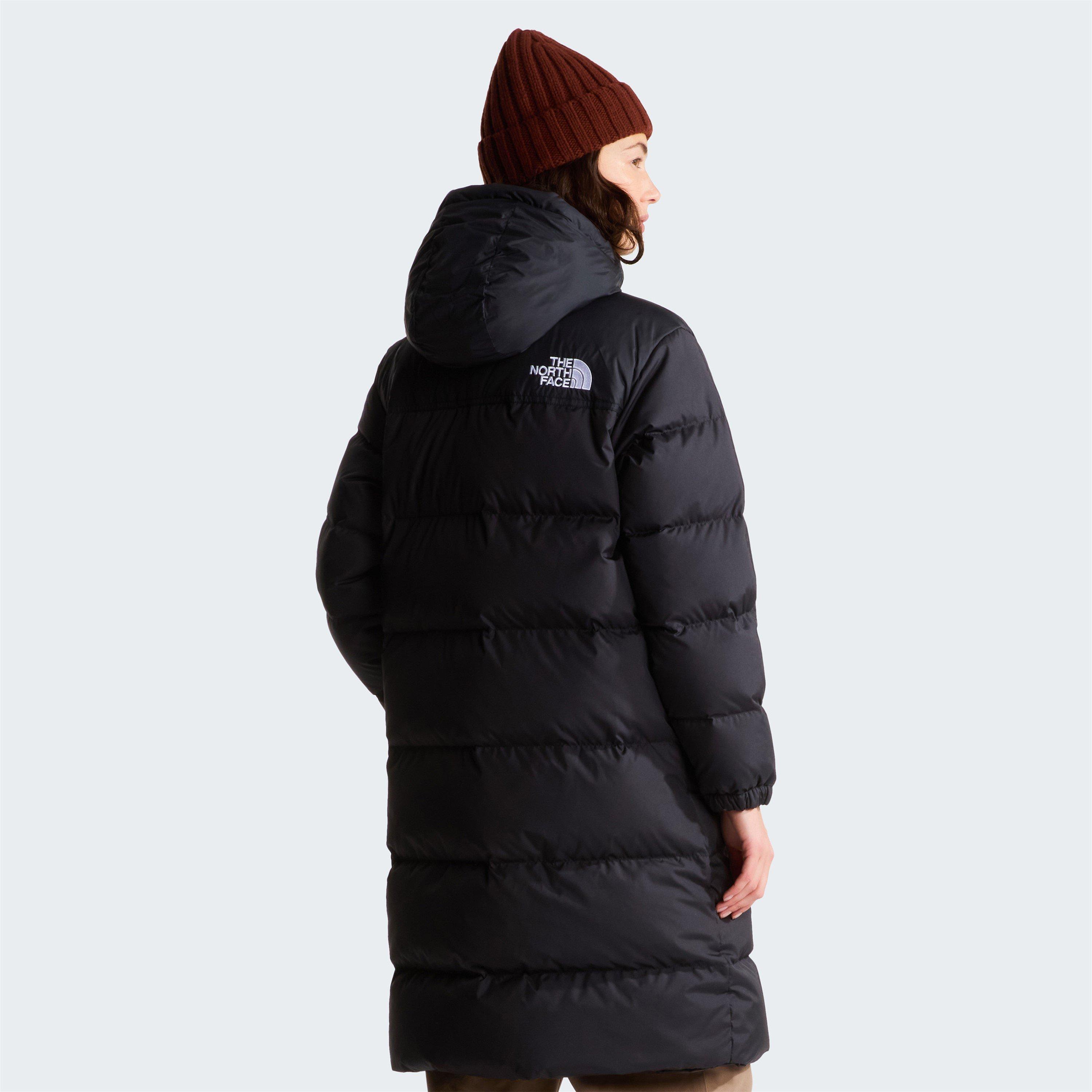 Tnf Black-Npf-R - The North Face - Womens Nuptse Water and Wind Resistant 700-Fill Down Long Parka - 4