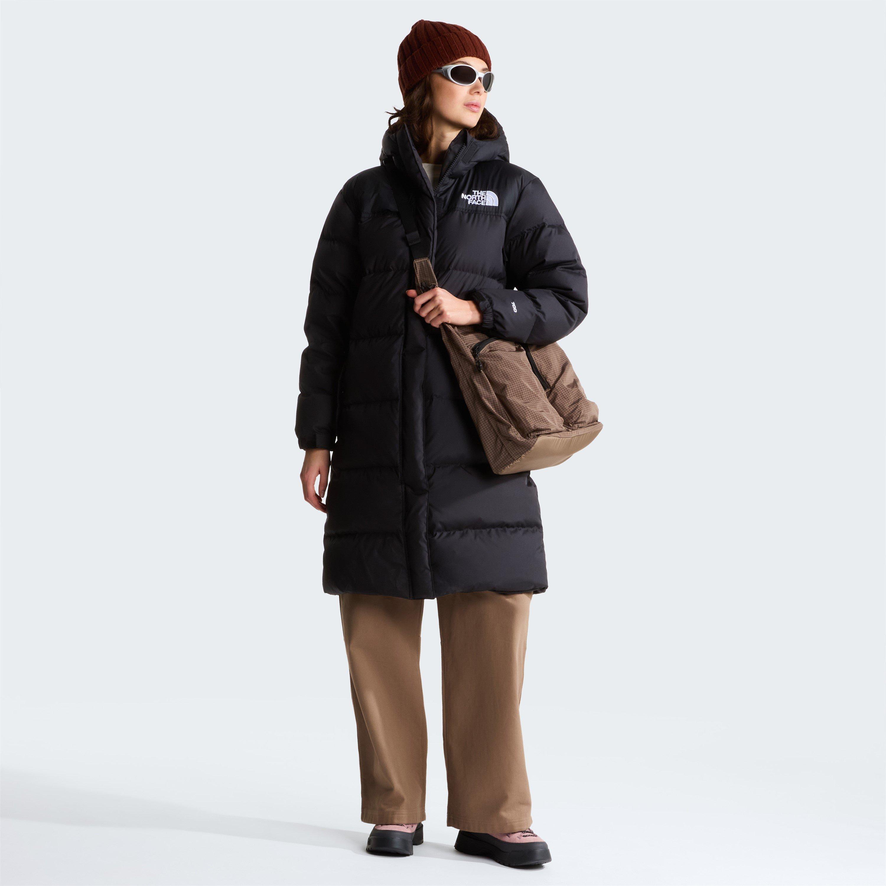 Tnf Black-Npf-R - The North Face - Womens Nuptse Water and Wind Resistant 700-Fill Down Long Parka - 5