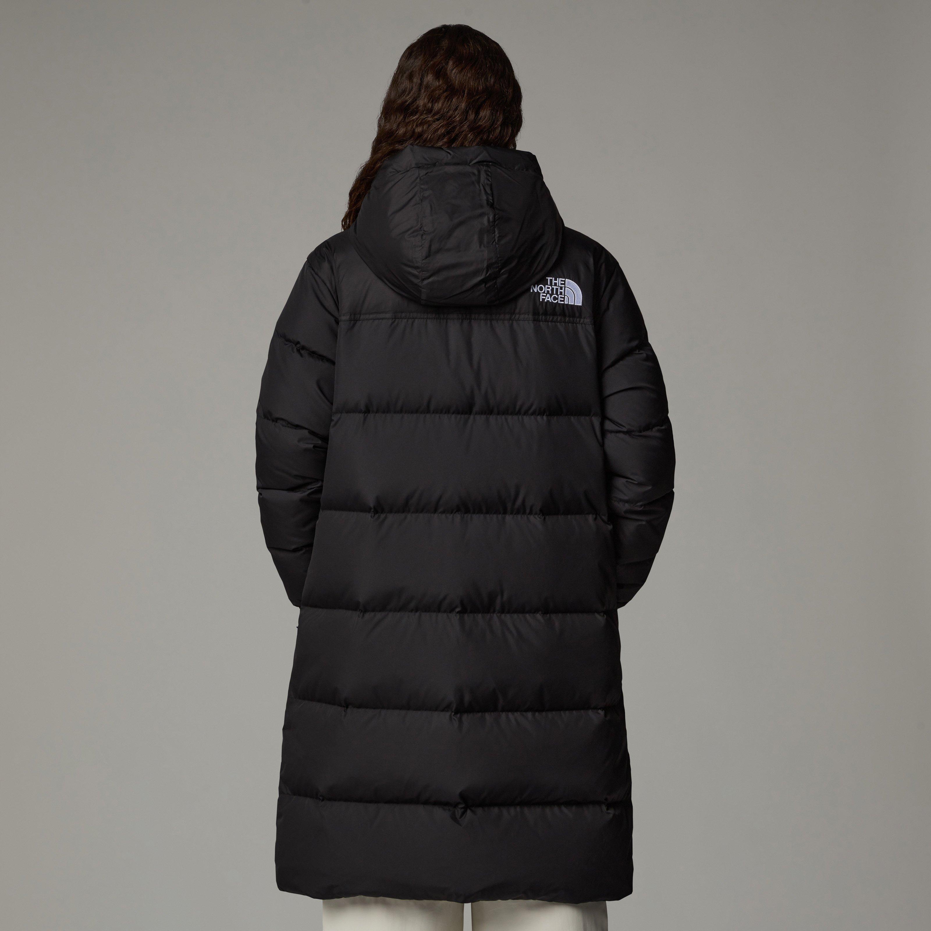 Black - The North Face - Women's Nuptse Water and Wind Resistant 700-Fill Down Long Parka - 3