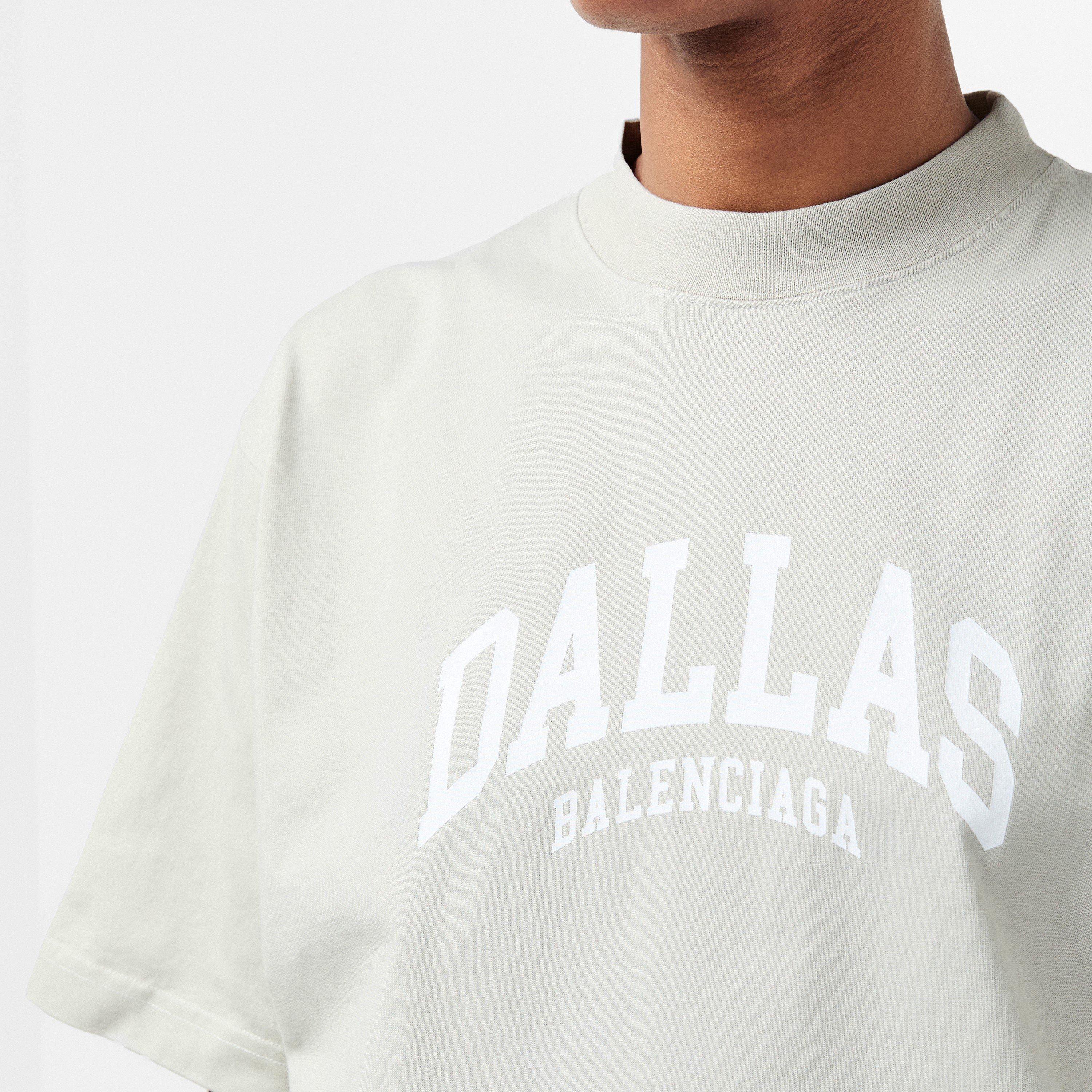 Shell/White - Balenciaga - Women's Regular Fit T-Shirt - 5