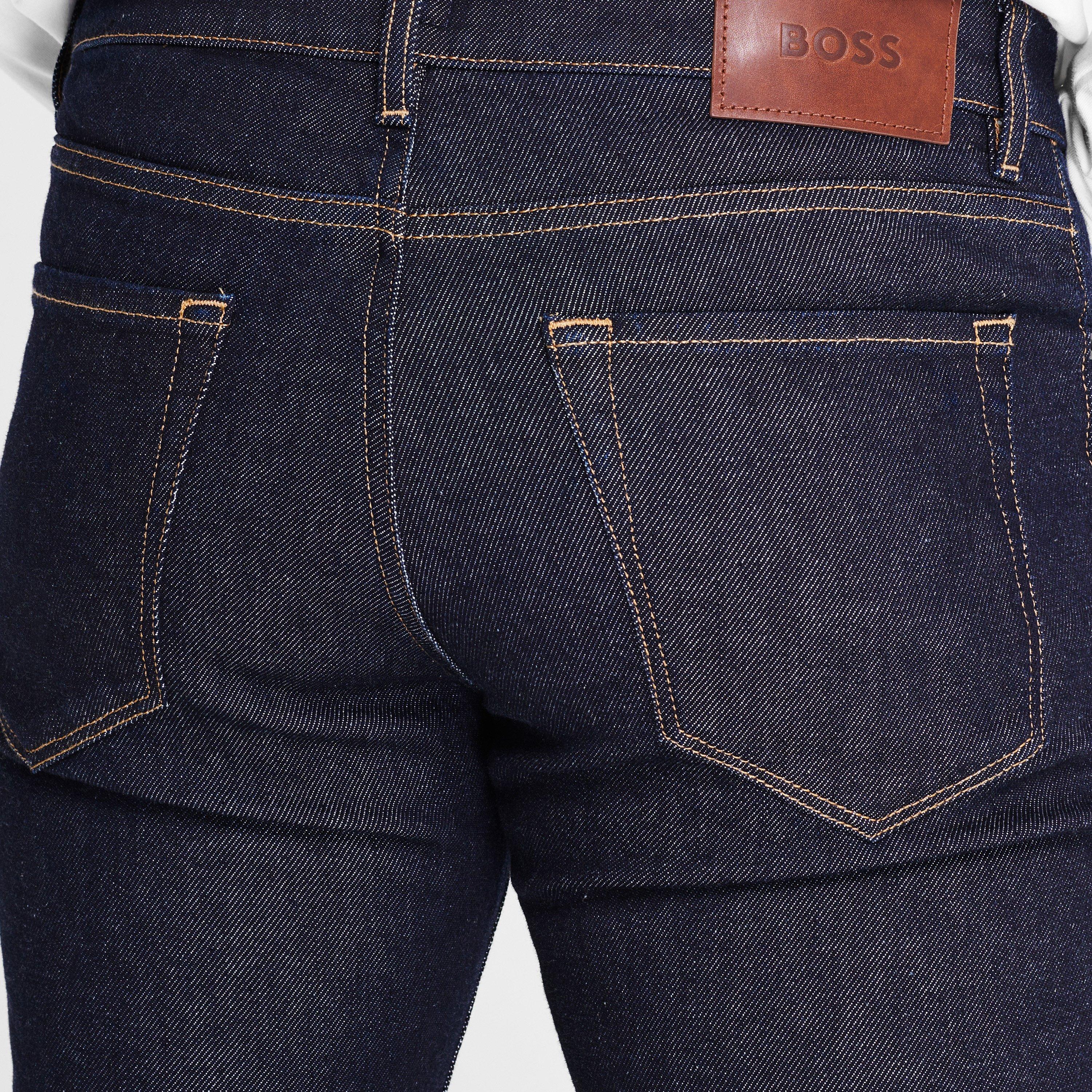 Navy 410 - Boss - Men's Maine3 Regular Fit Jeans - 5