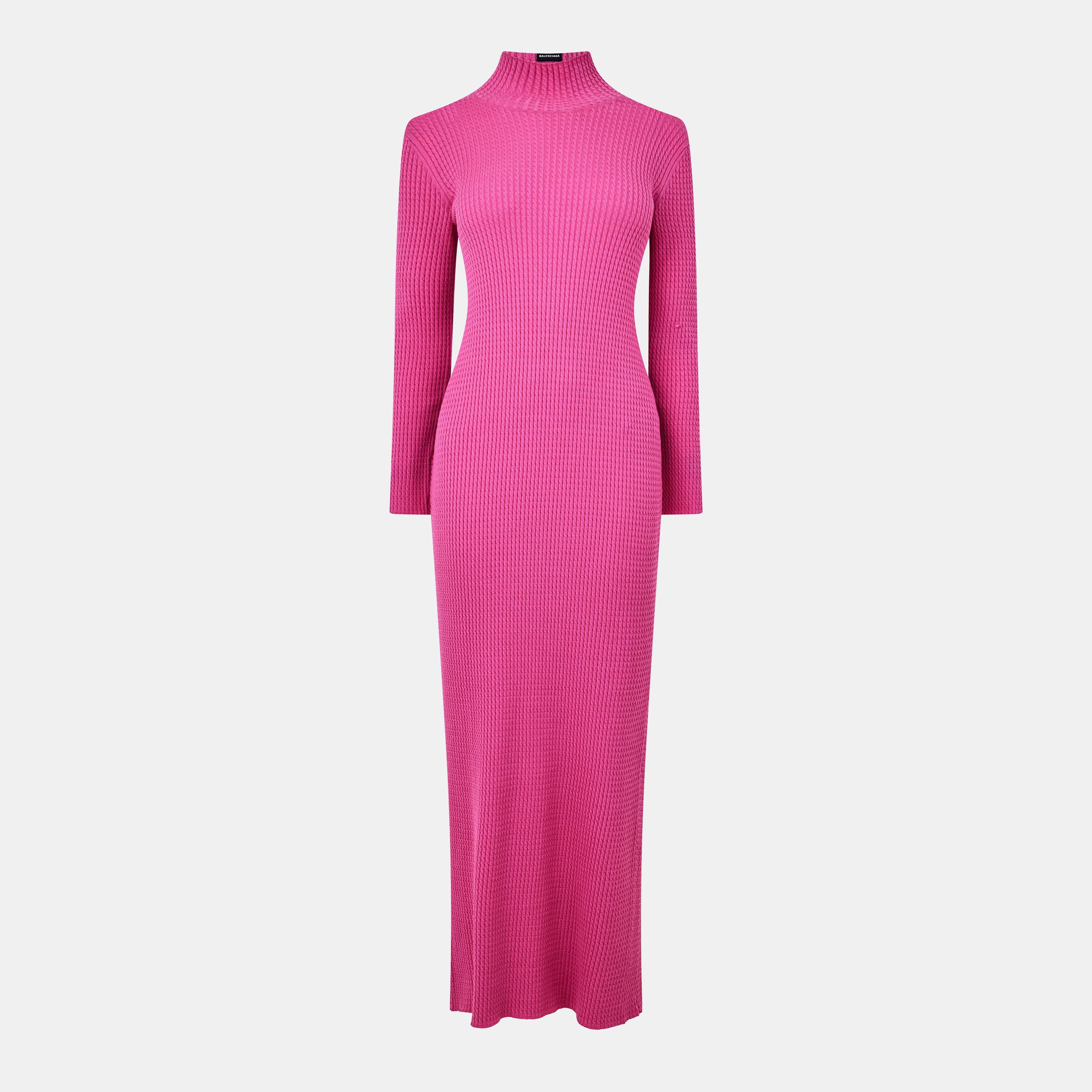 Pink - Balenciaga - Women's Maxi Dress - 1
