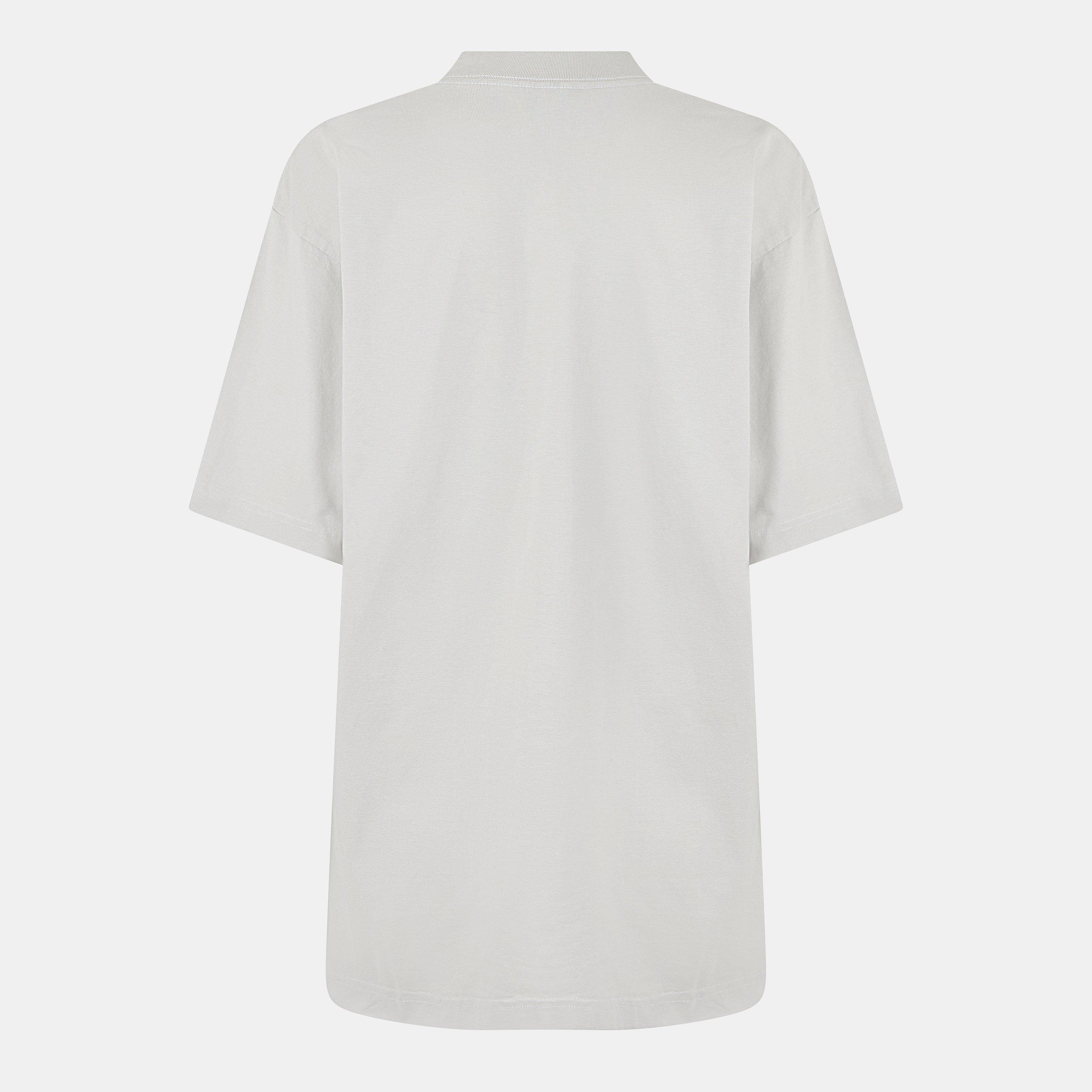 Shell/White - Balenciaga - Women's Regular Fit T-Shirt - 2
