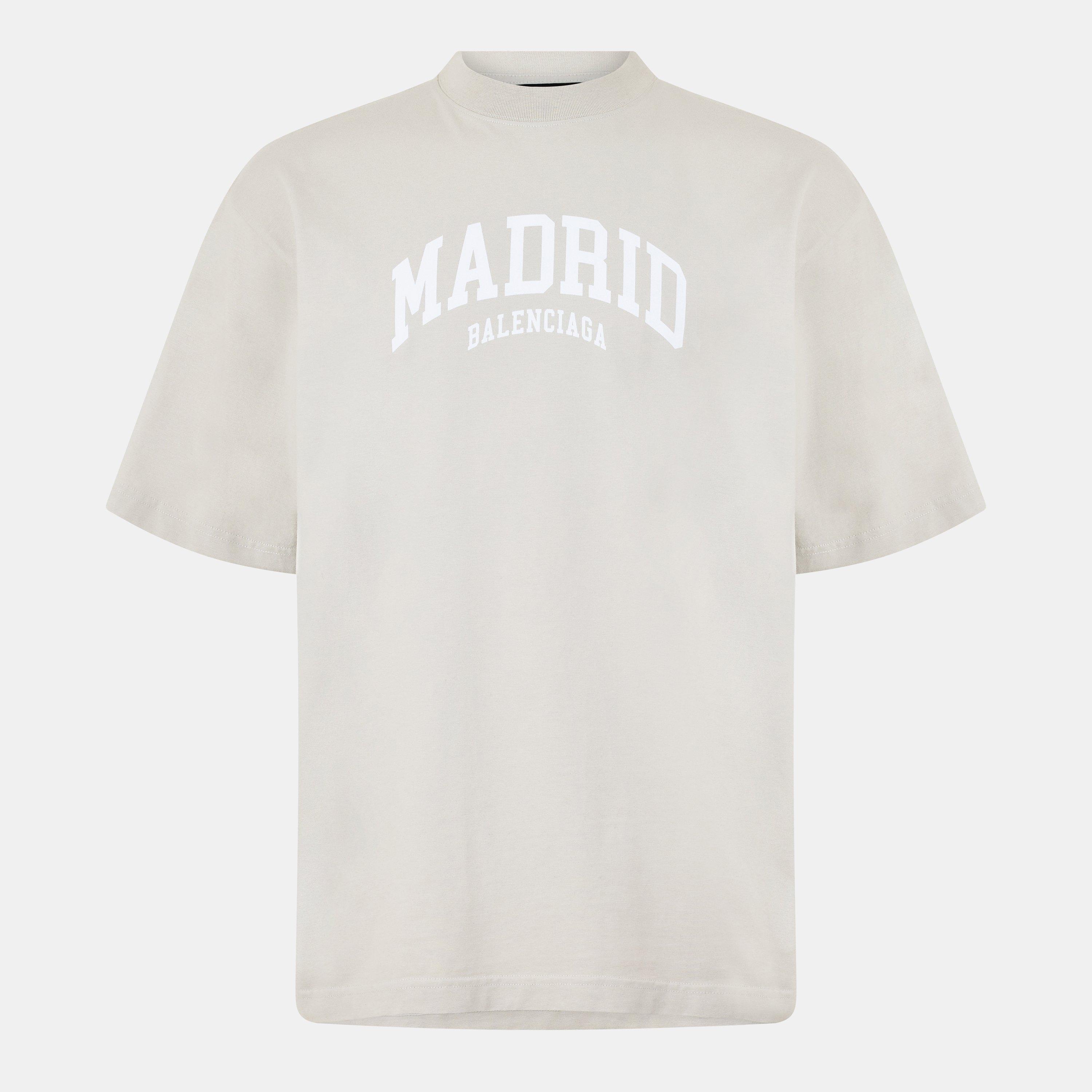 Shell/White - Balenciaga - Women's Regular Fit T-Shirt - 1