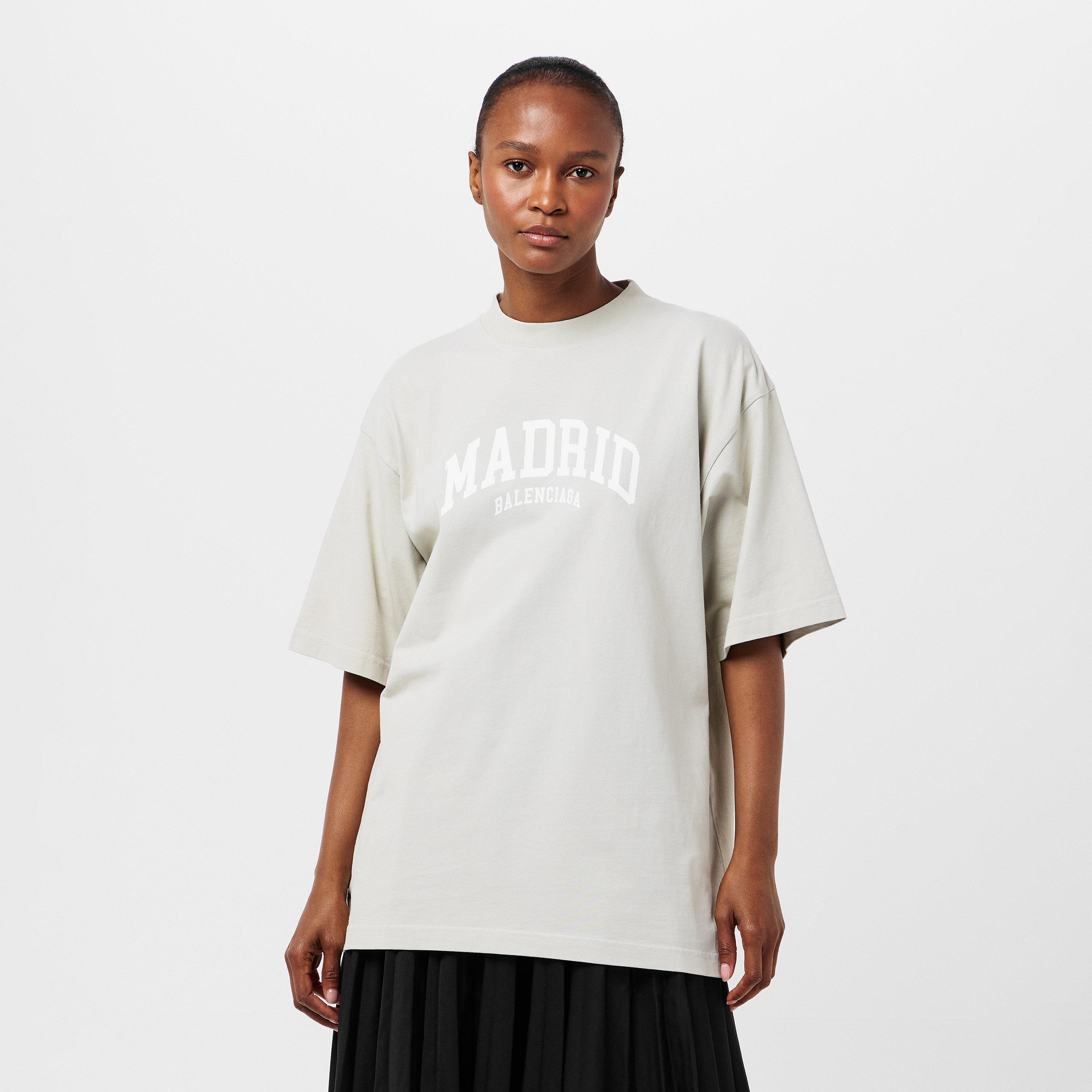 Shell/White - Balenciaga - Women's Regular Fit T-Shirt - 3