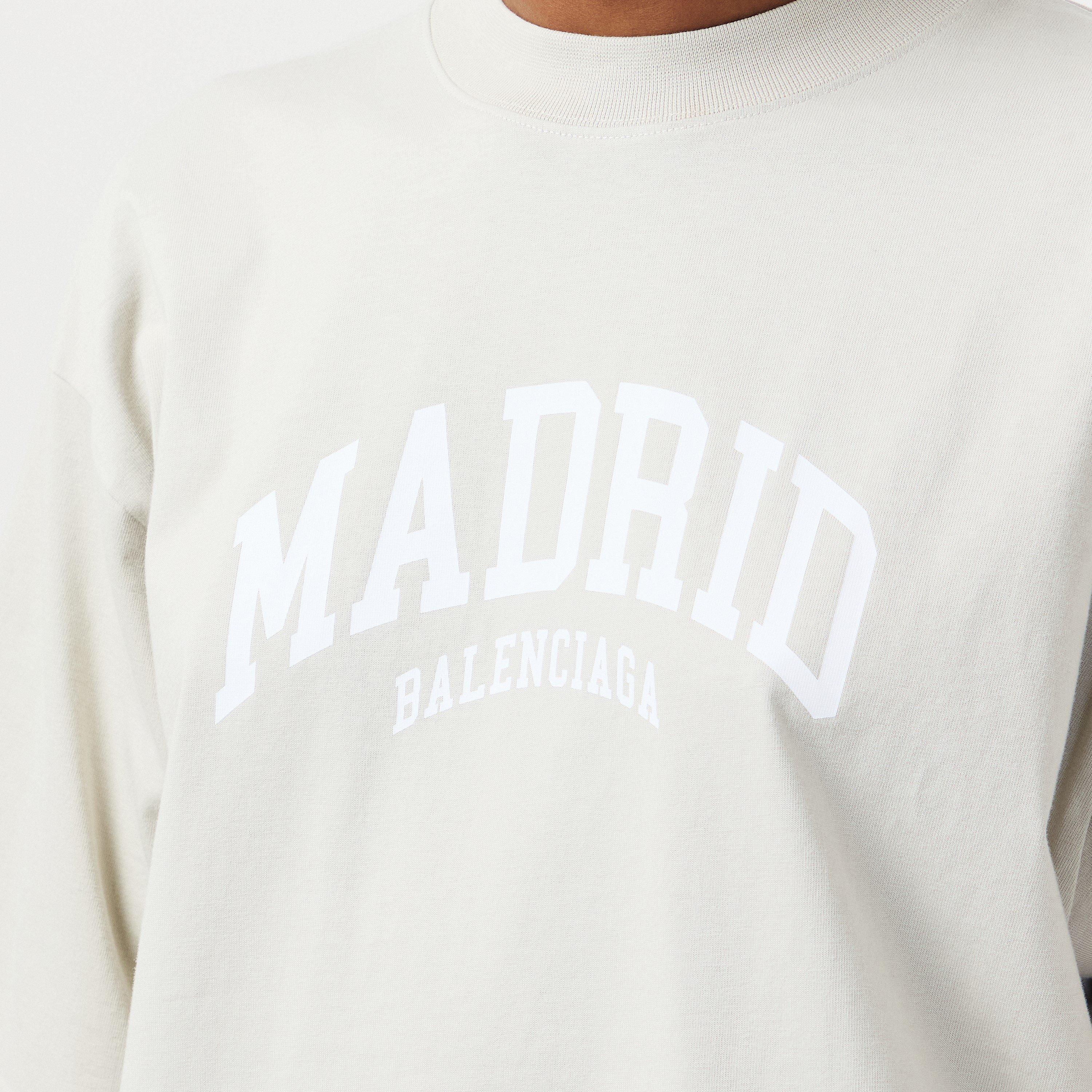 Shell/White - Balenciaga - Women's Regular Fit T-Shirt - 5