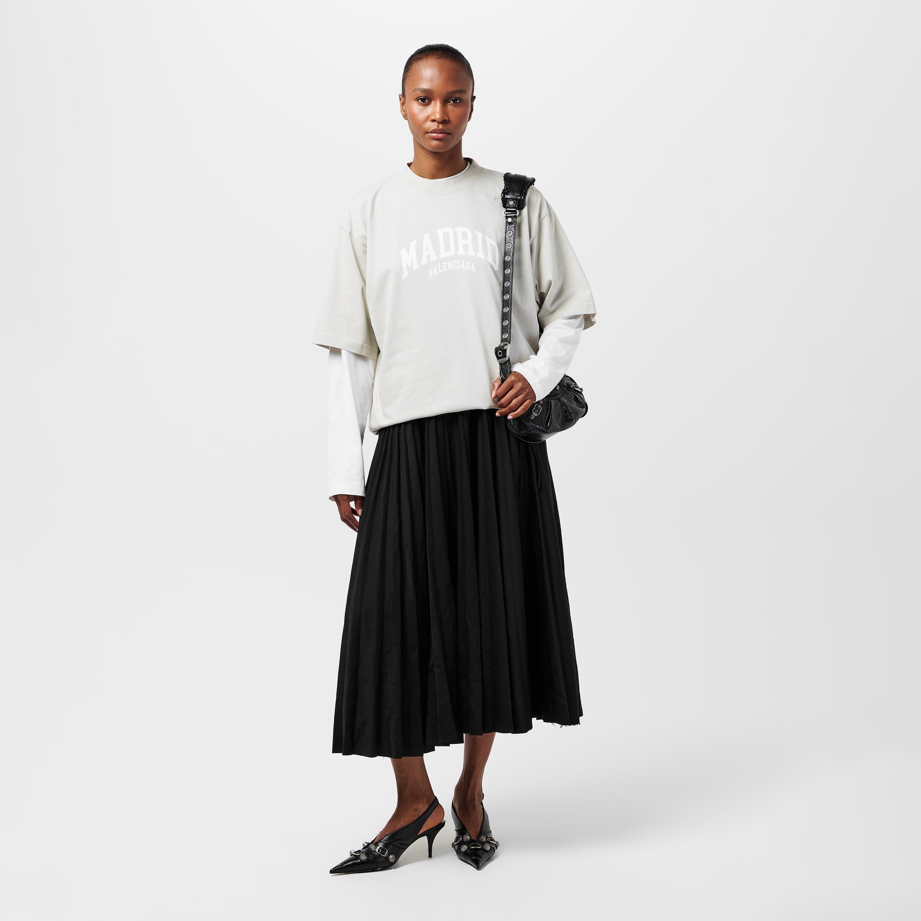 Shell/White - Balenciaga - Women's Regular Fit T-Shirt - 6