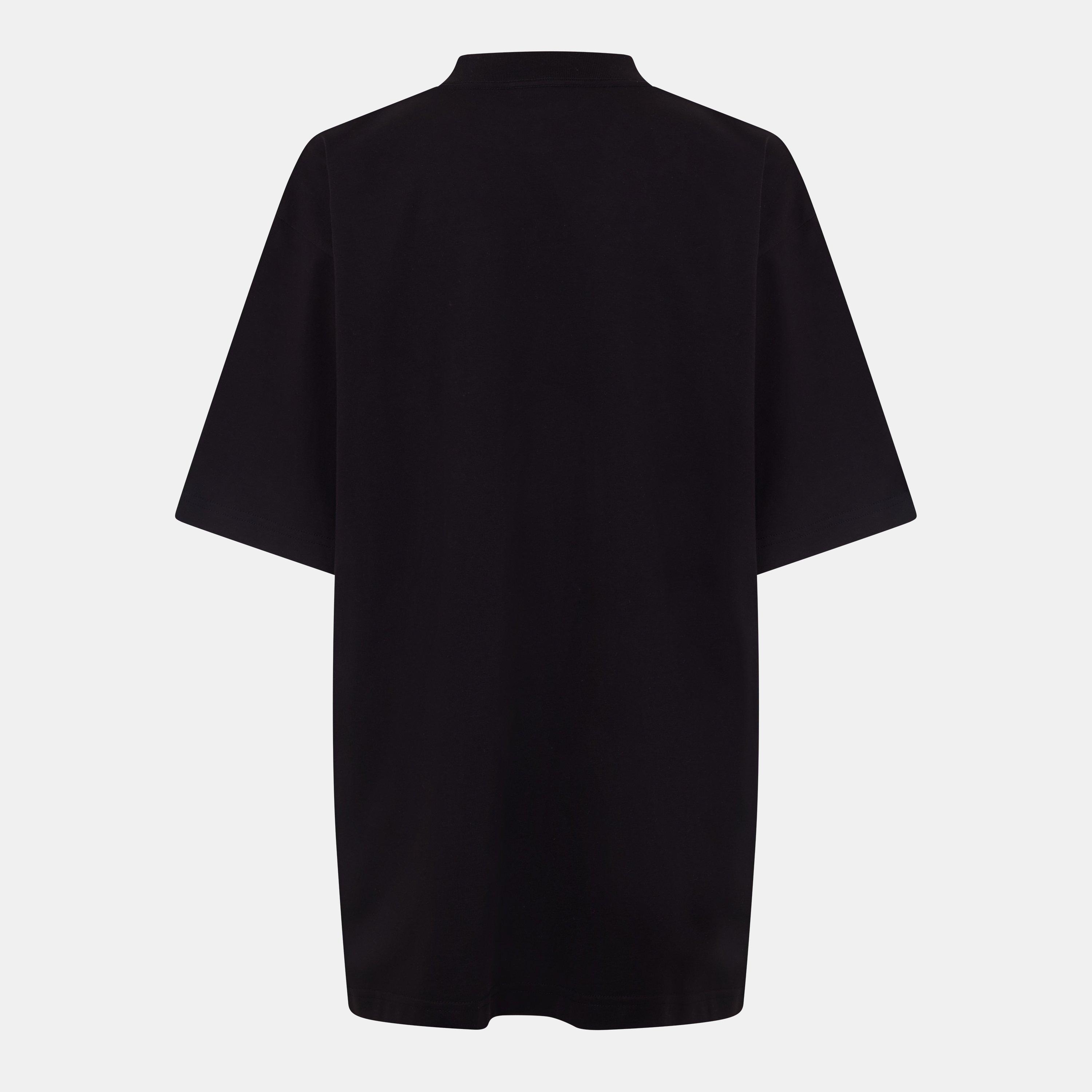 Black/White - Balenciaga - Women's Regular Fit T-Shirt - 2