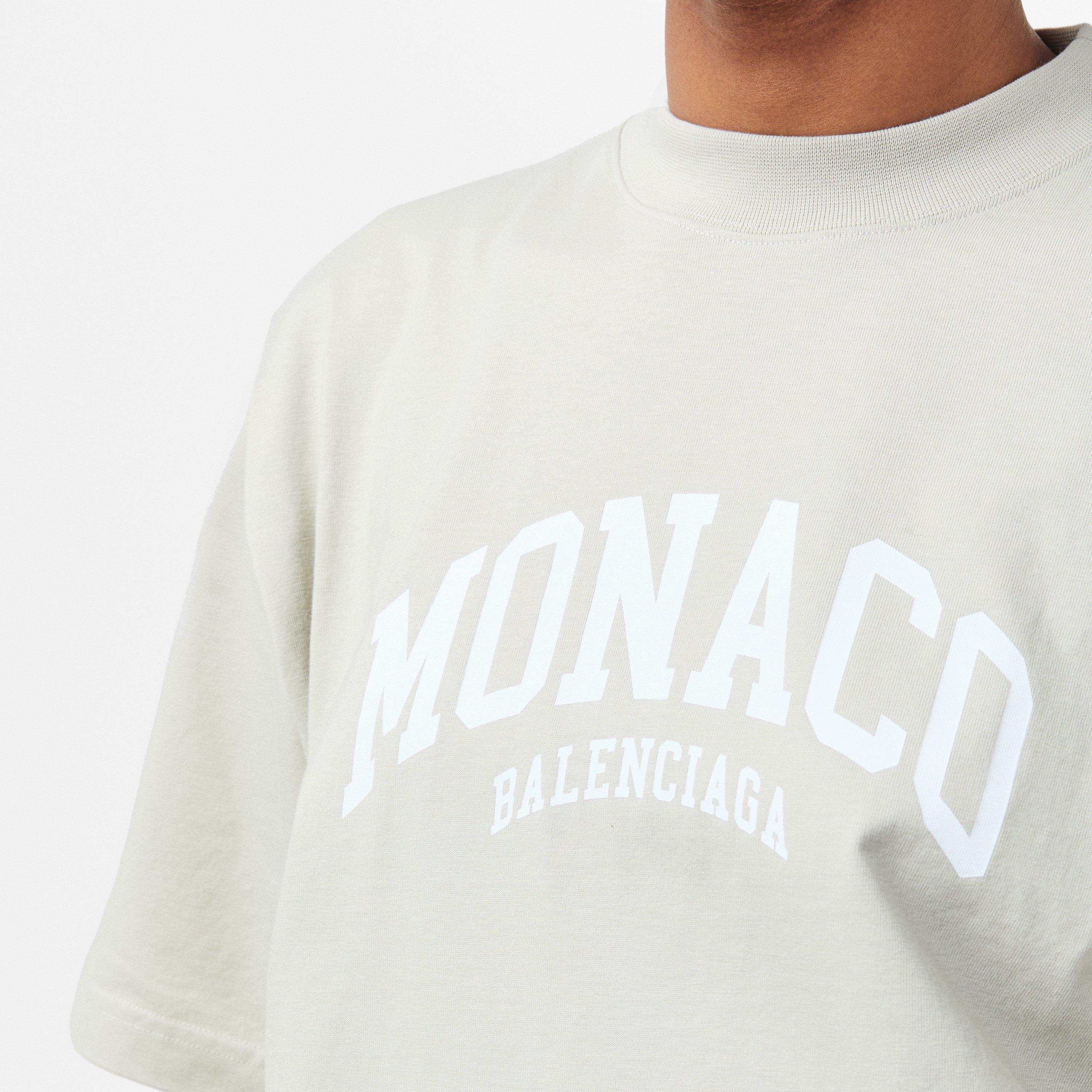 Shell/White - Balenciaga - Women's Regular Fit T-Shirt - 5