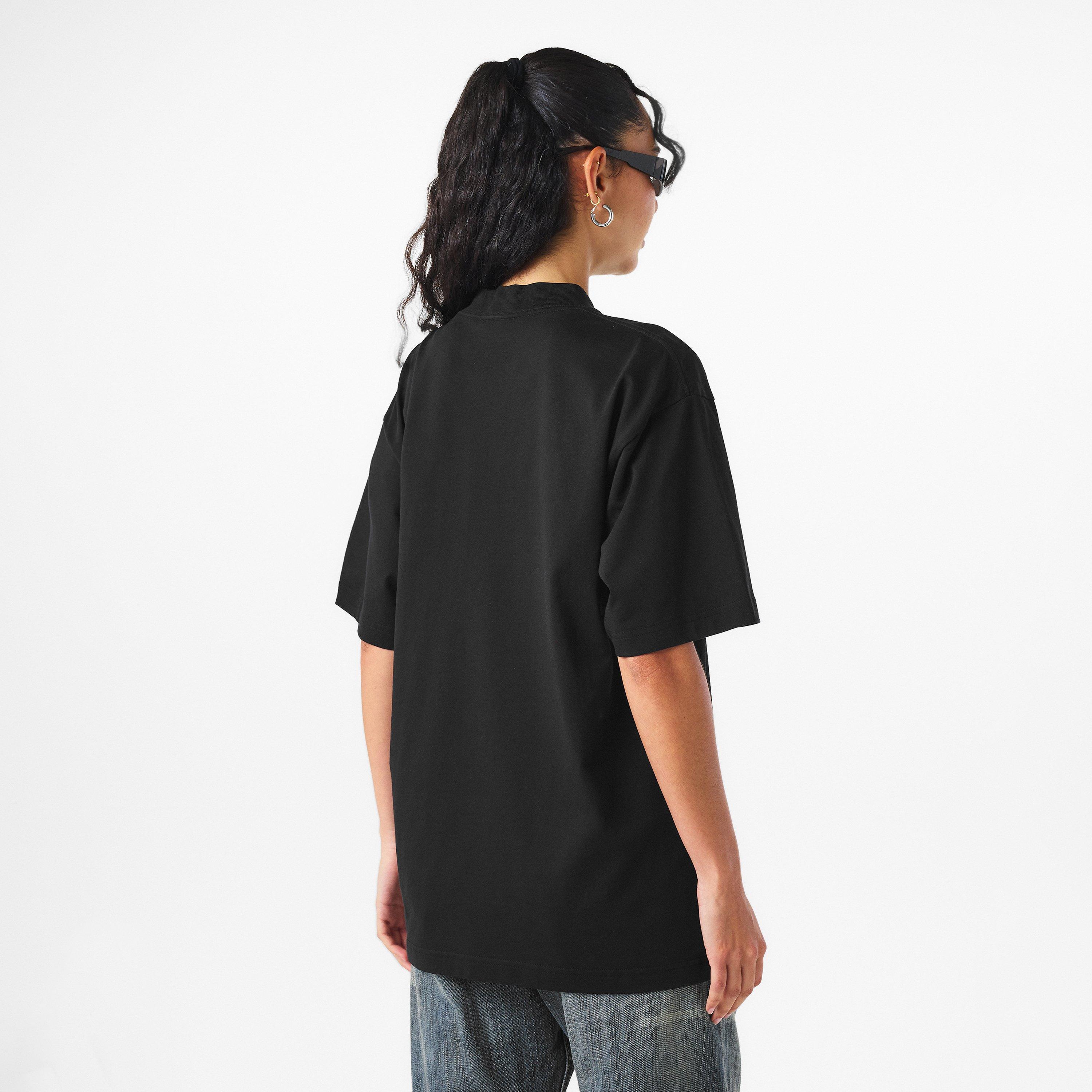 Black/White - Balenciaga - Women's Regular Fit T-Shirt - 4
