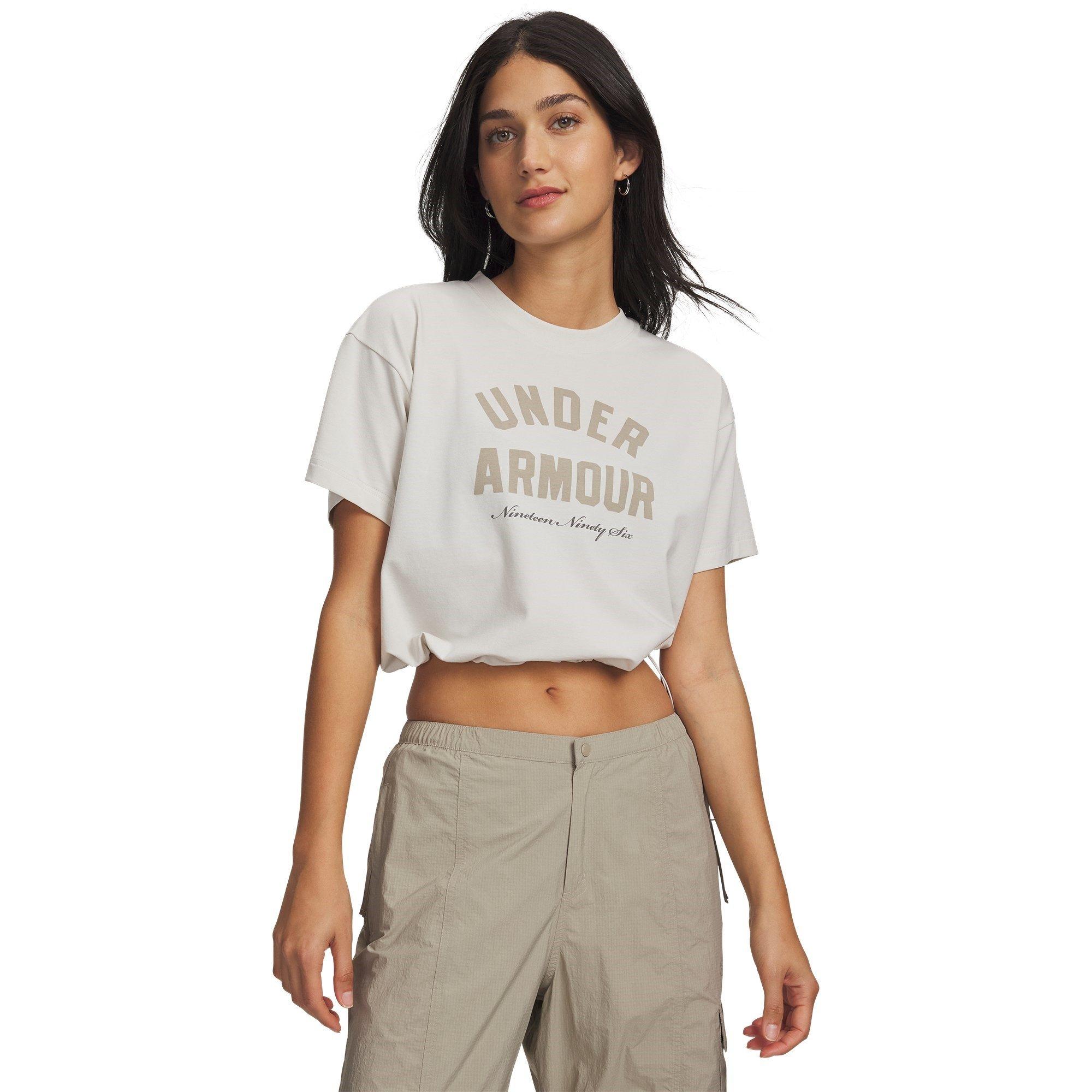 Summit White - Under Armour - Women's Bungee Hem T-Shirt - 1