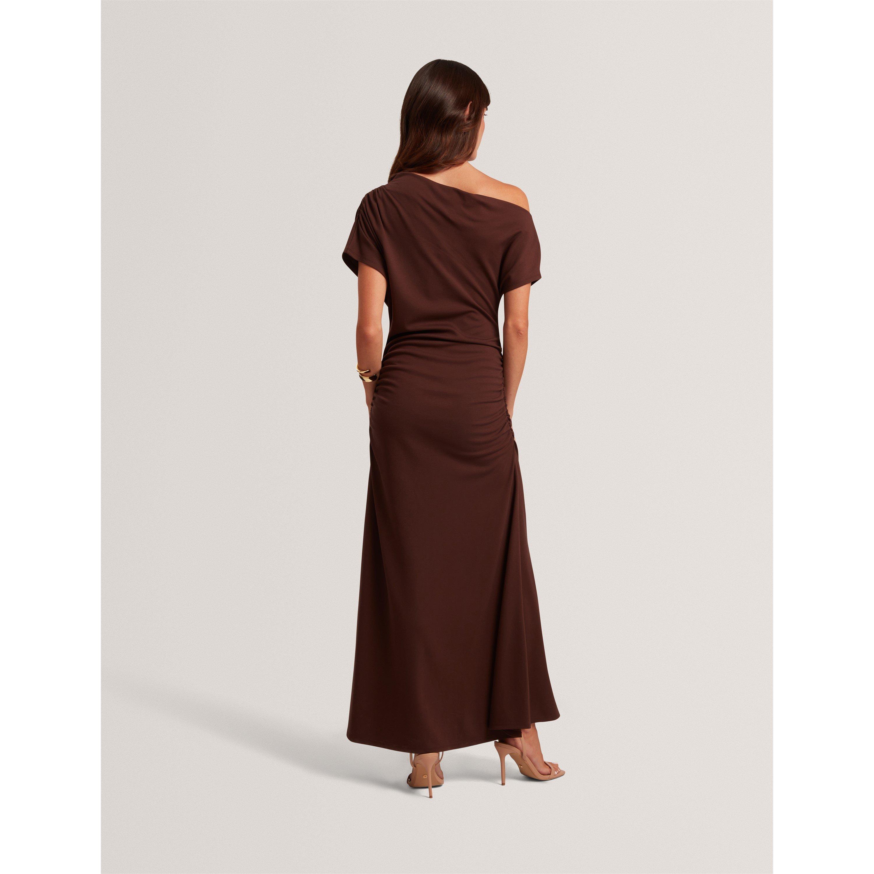 Braun-Schokolade - Ted Baker - Ted Jsy Midi Dress Ld64 - 4