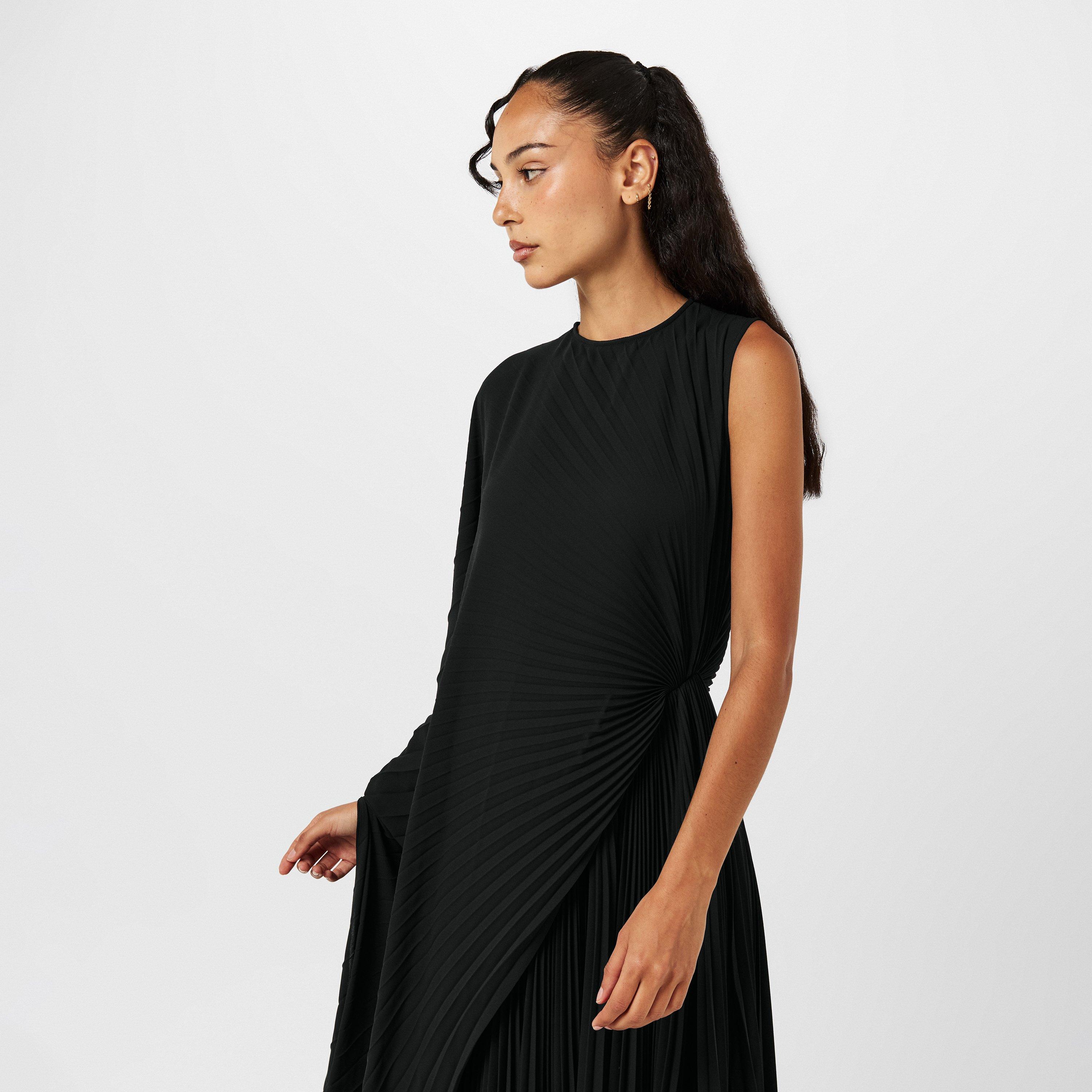 Black - Balenciaga - Women's A Line Dress - 3