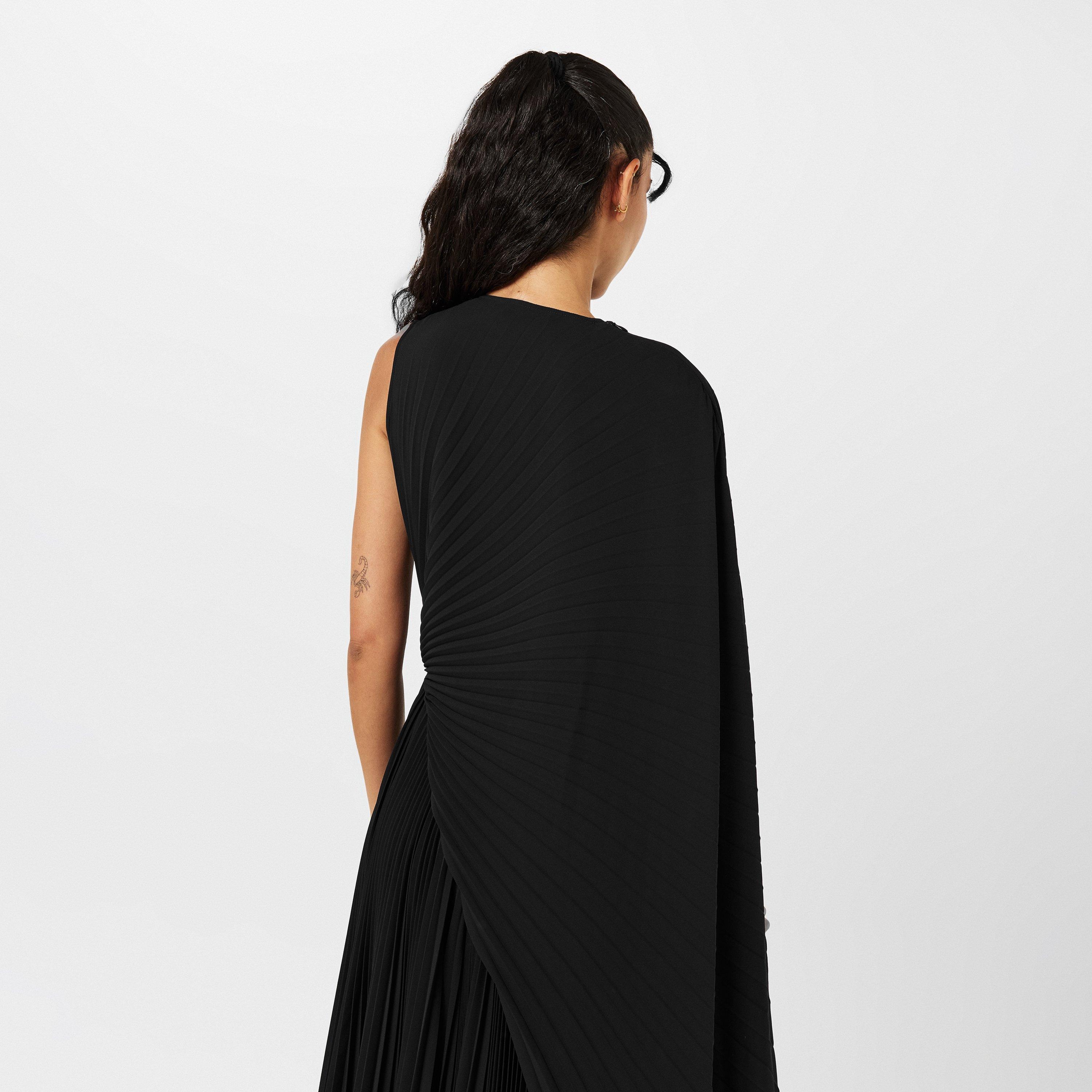 Black - Balenciaga - Women's A Line Dress - 4