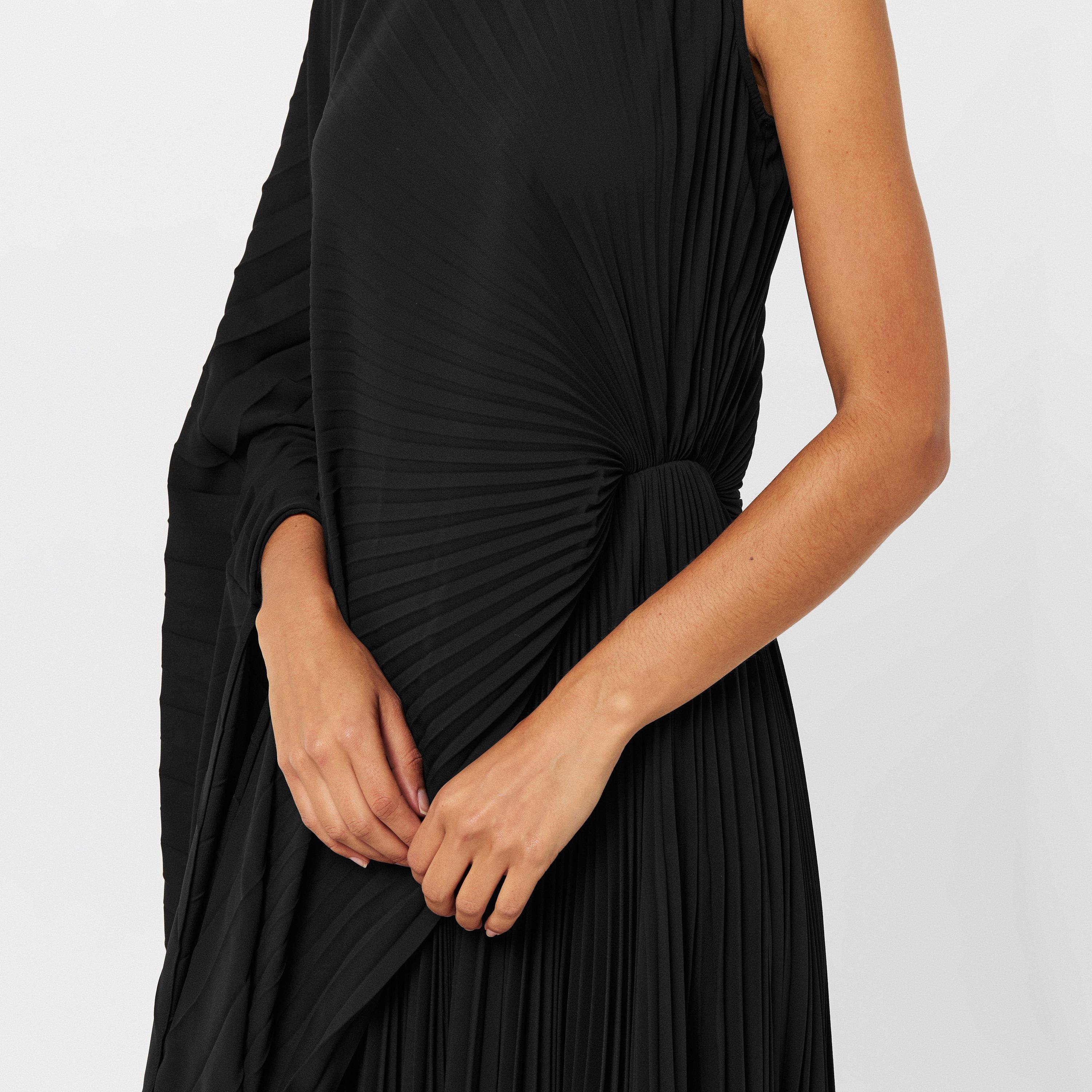 Black - Balenciaga - Women's A Line Dress - 5