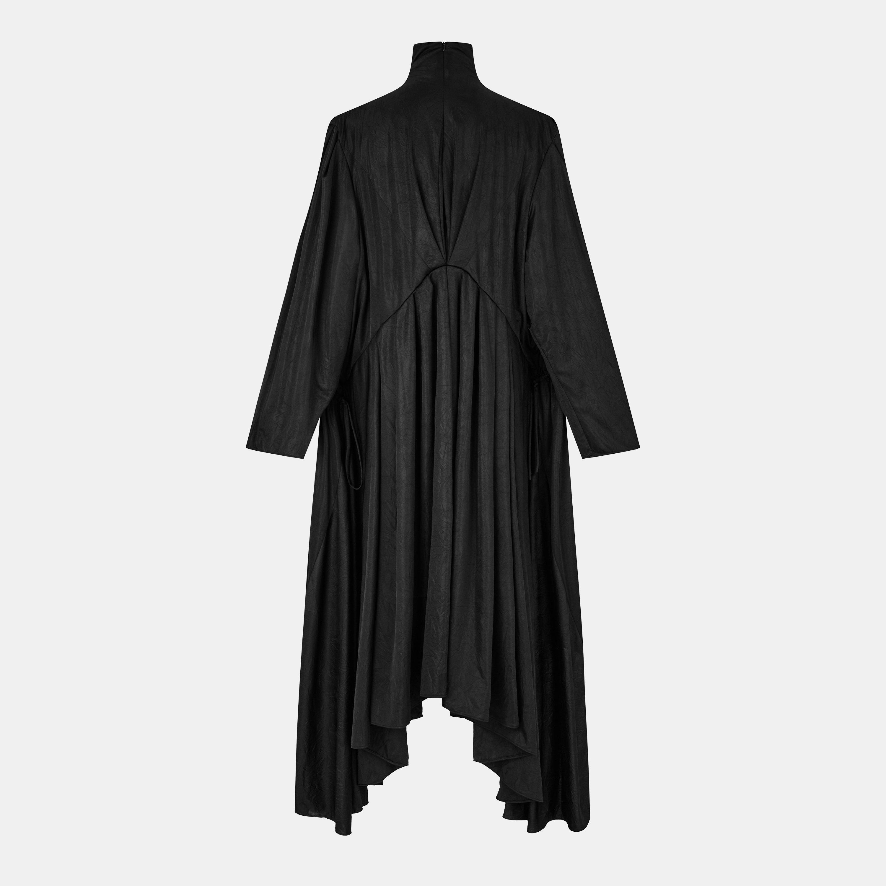 Black - Balenciaga - Women's A Line Dress - 2