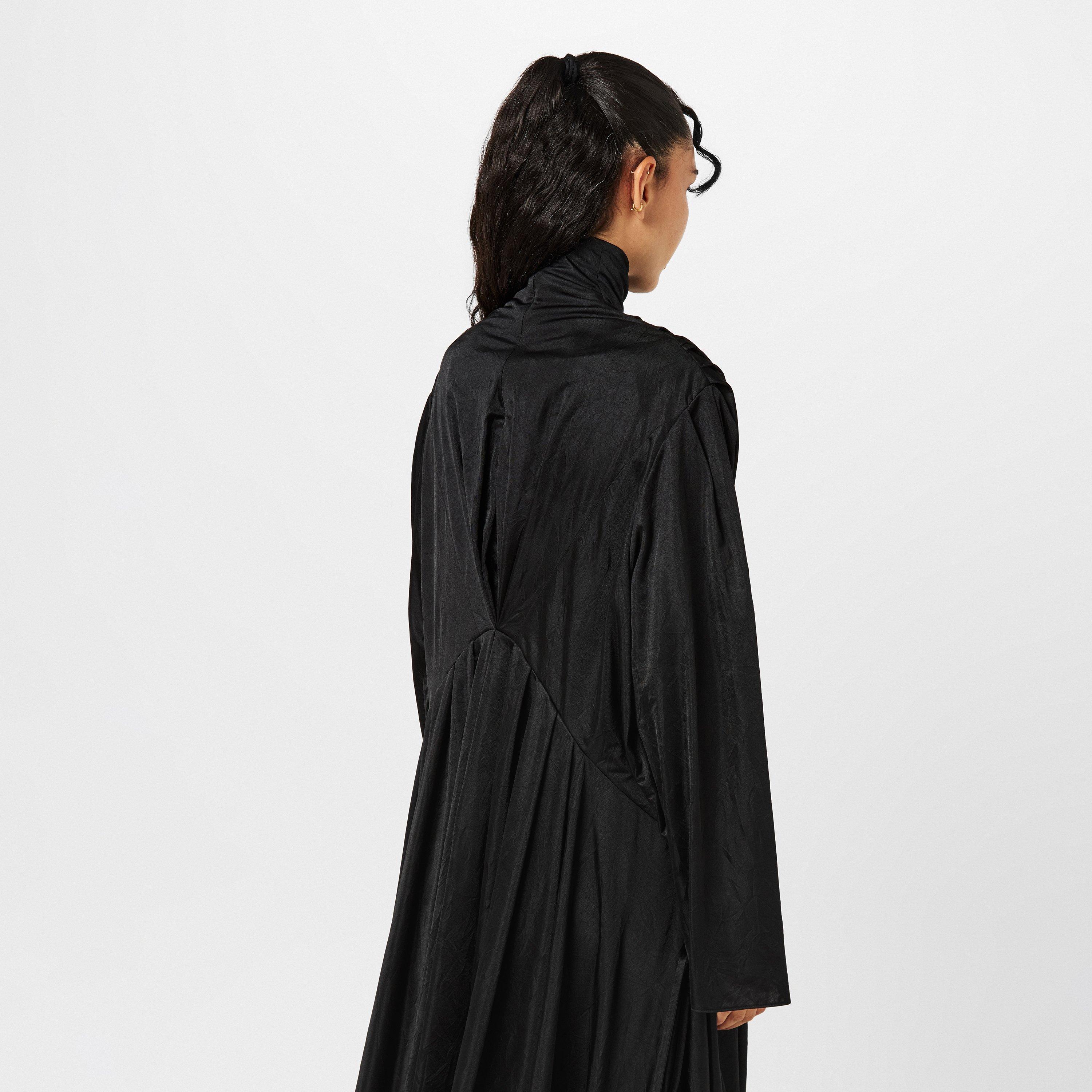 Black - Balenciaga - Women's A Line Dress - 4