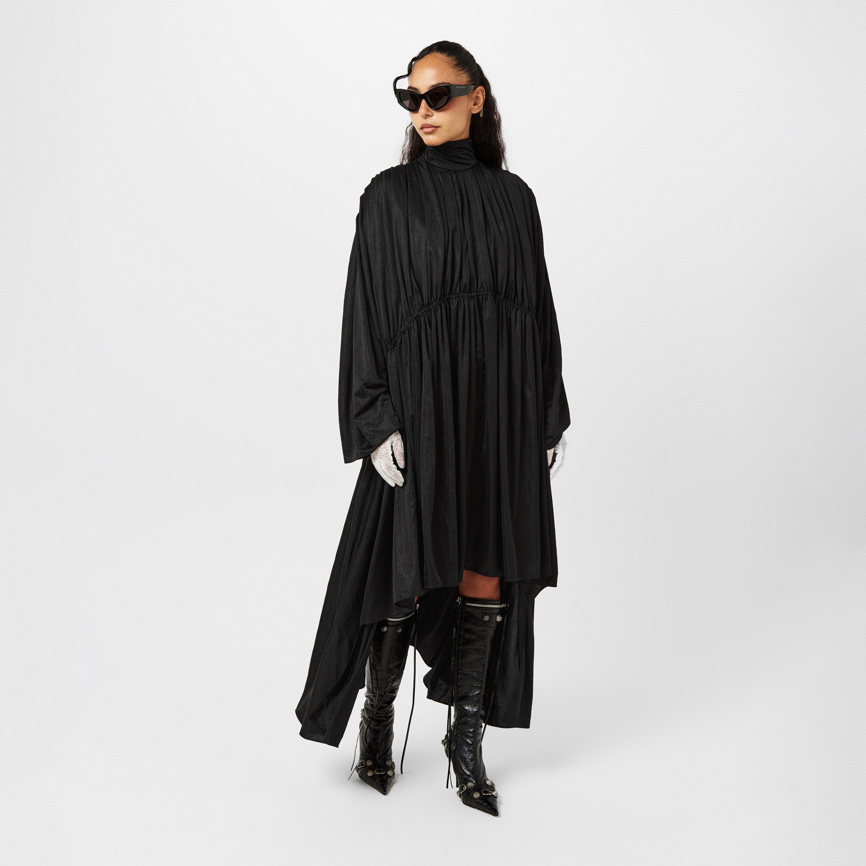 Black - Balenciaga - Women's A Line Dress - 6