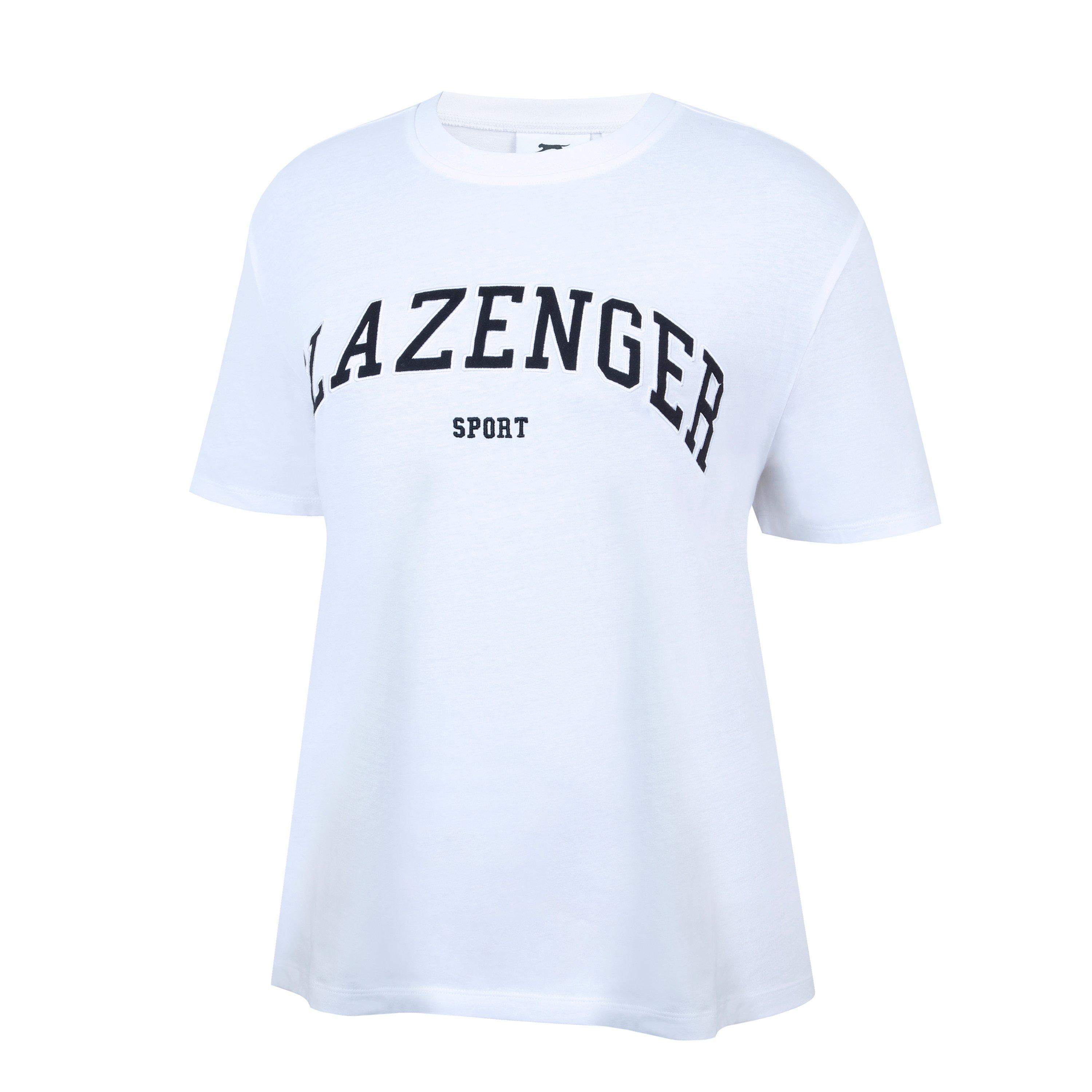 White - Slazenger - Large Logo Tee - 3