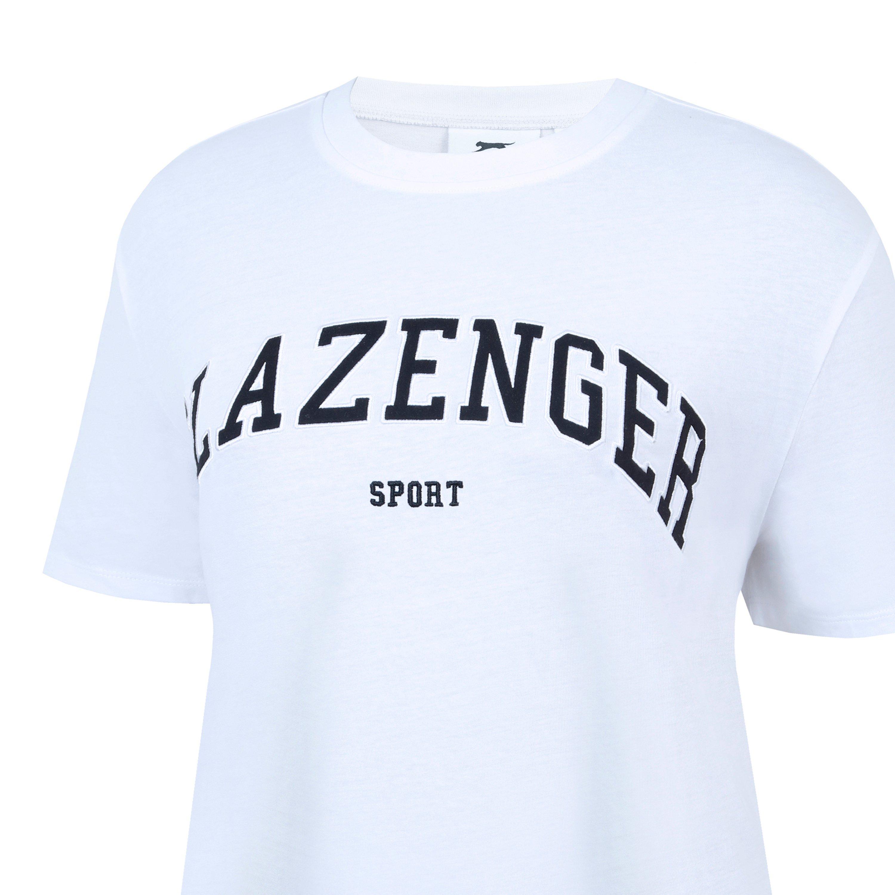 White - Slazenger - Large Logo Tee - 5