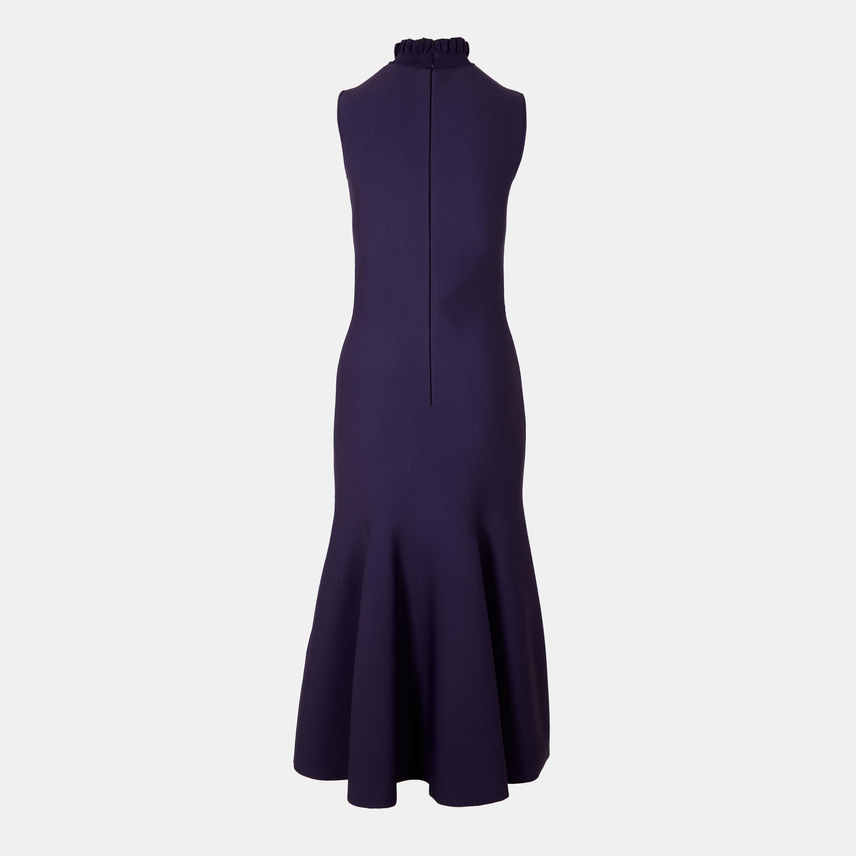 Violet - Alexander McQueen - Women's Alex Lace Midi A-Line Dress - 2