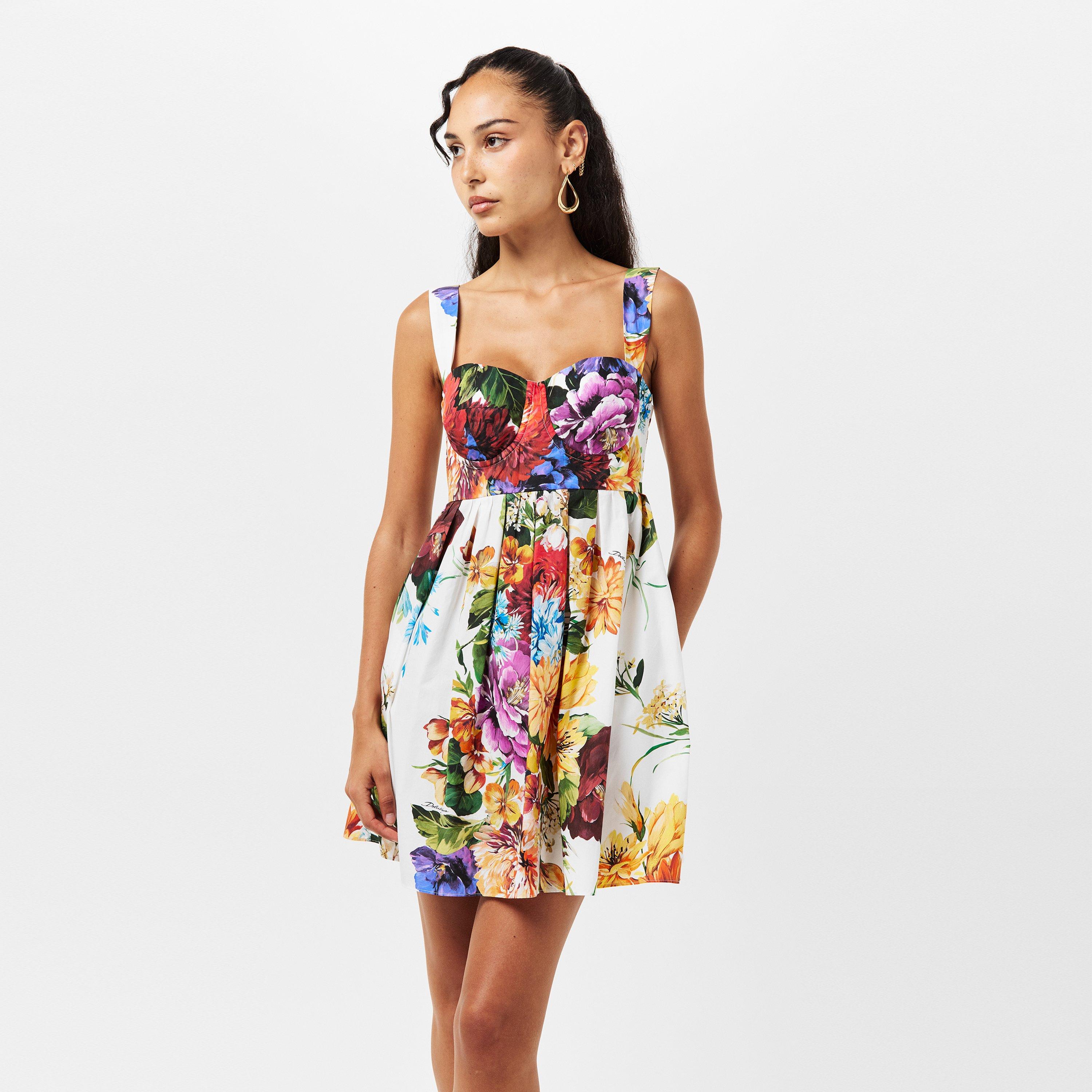 Fiori - Dolce and Gabbana - Women's Mini Dress - 3
