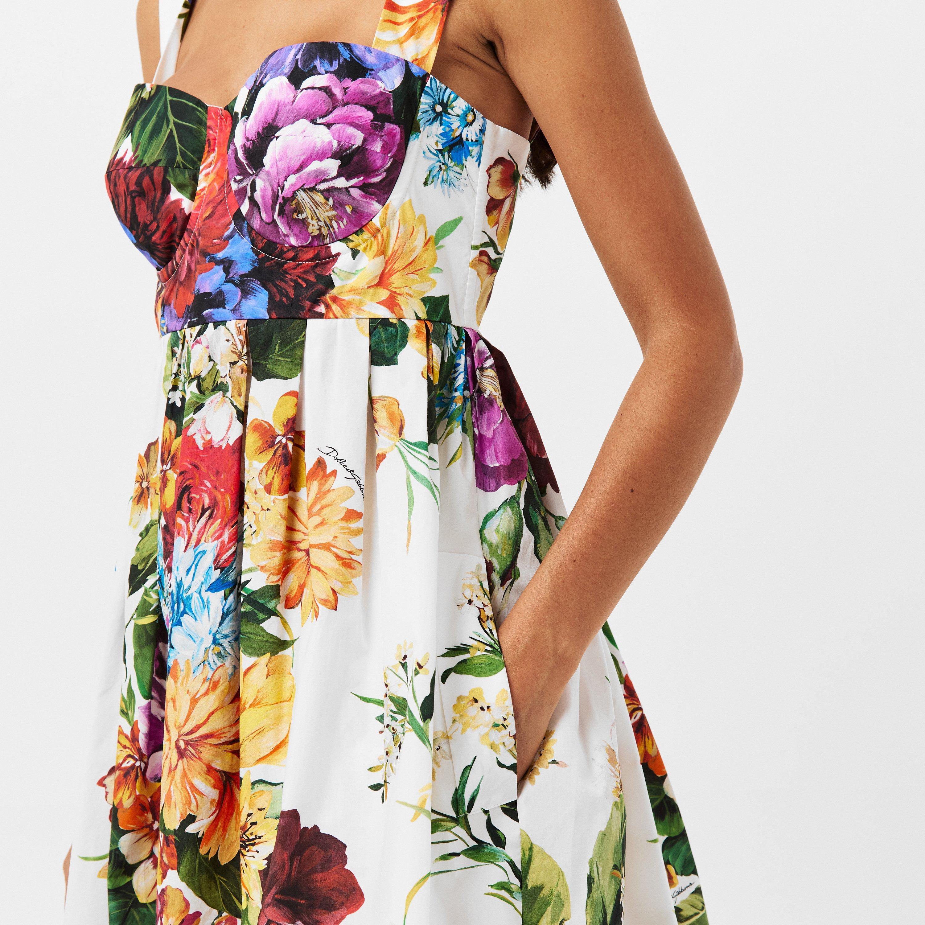 Fiori - Dolce and Gabbana - Women's Mini Dress - 5