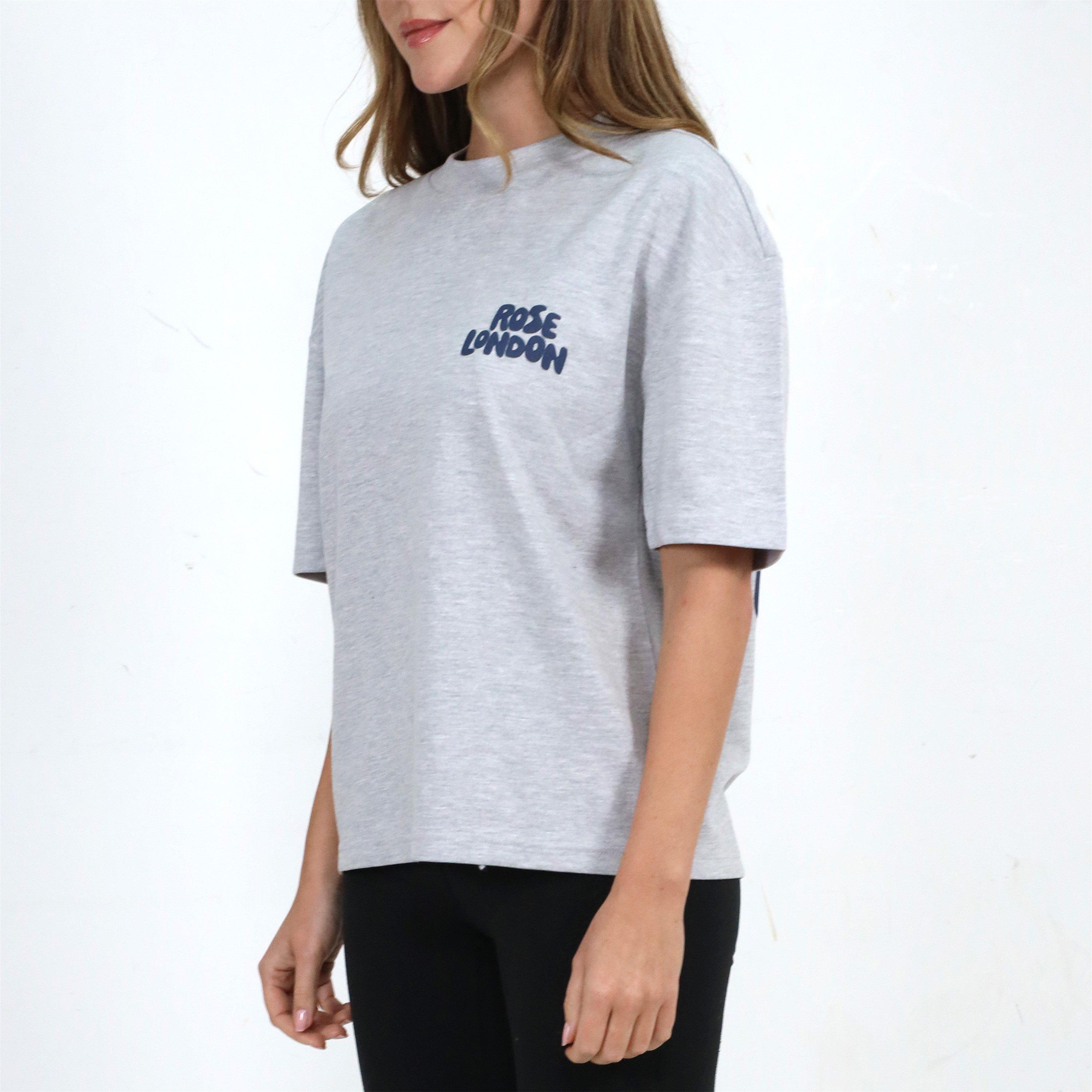 Gris jaspeado - Rose London - London All Love T-shirt - 3