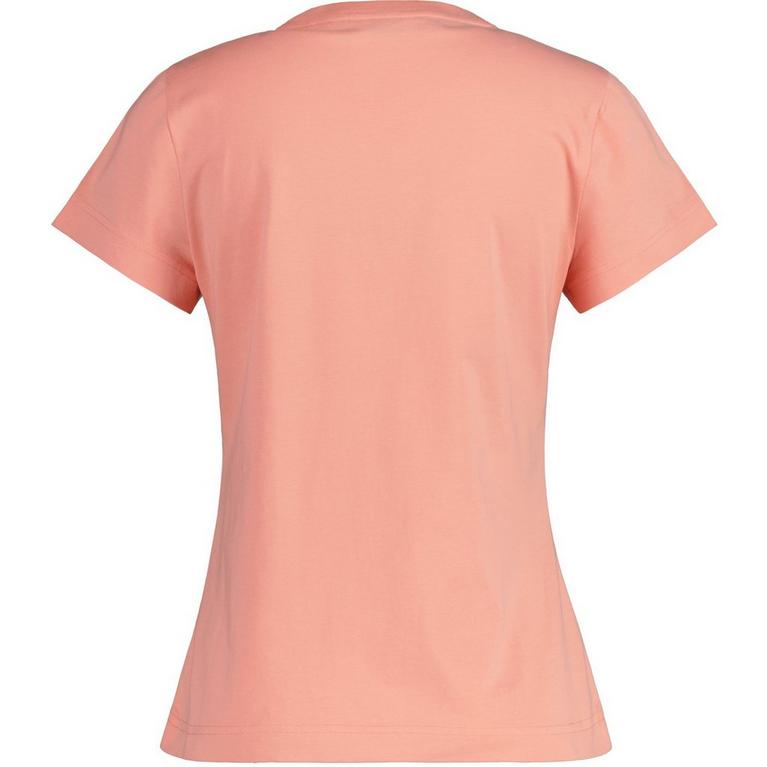 Rose pêche - Gant - Tee Shirt Homme Basic Mixte - 5