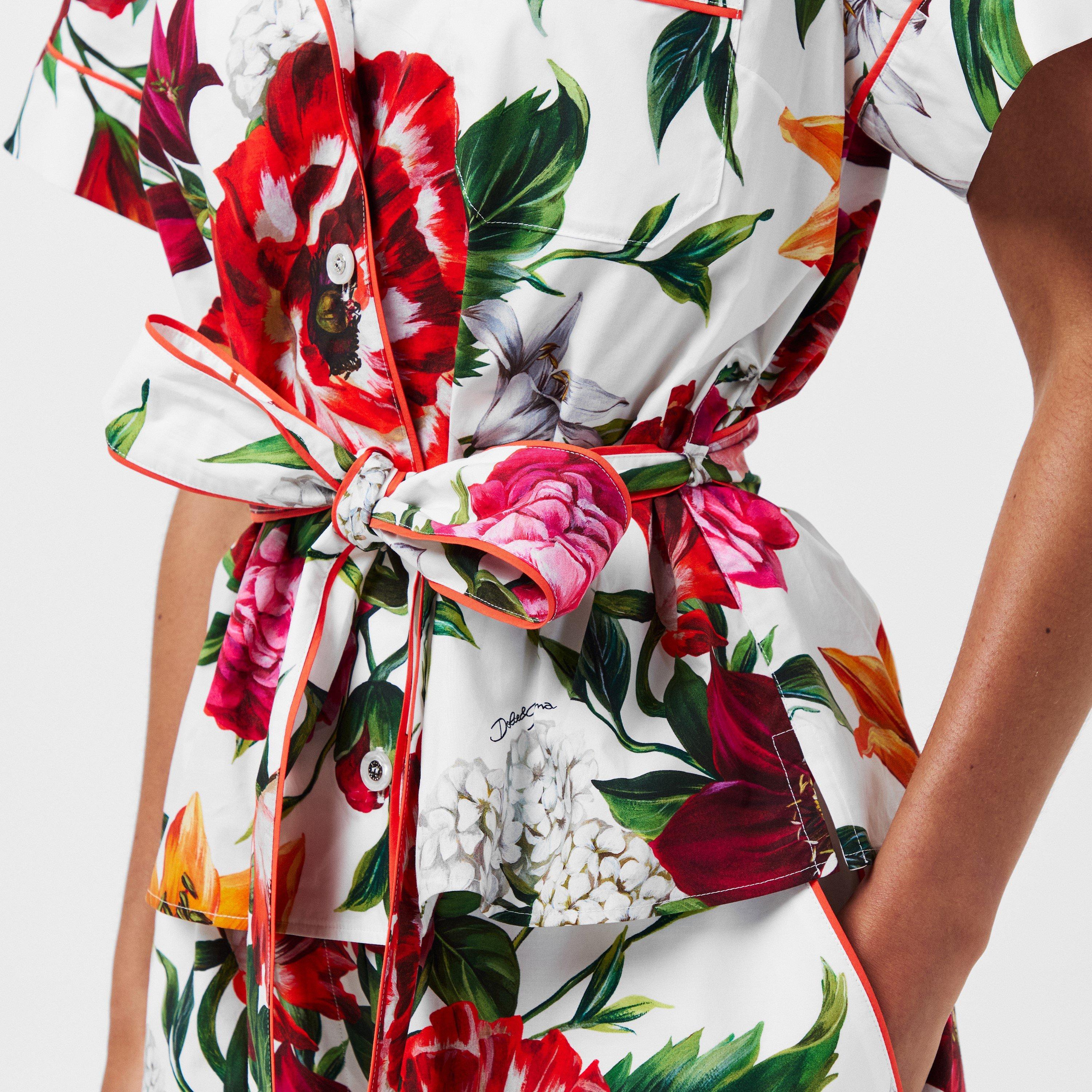 Anemoni - Dolce and Gabbana - Women's Patterned Short Sleeve Shirt - 5