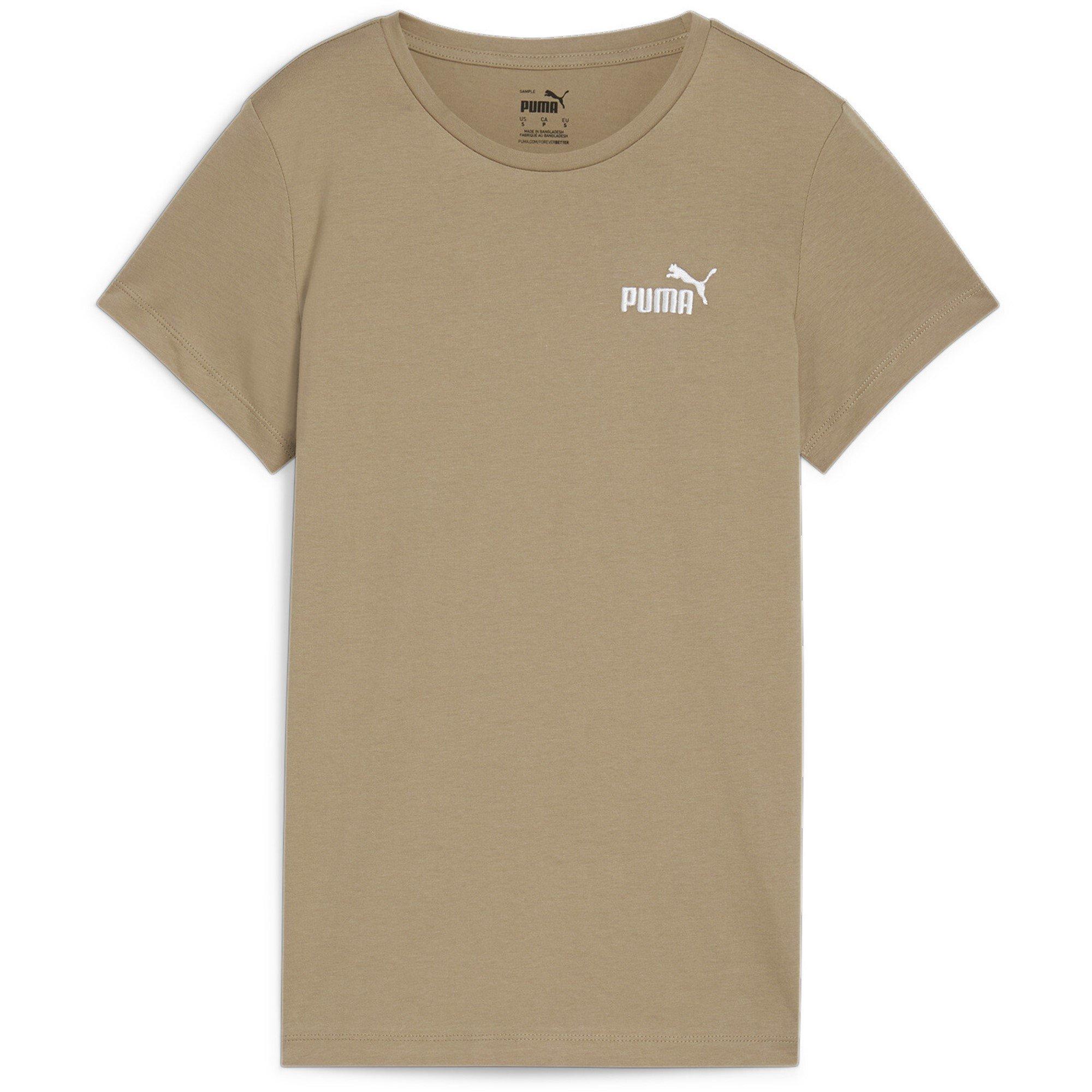 Puma Women's Embroidery Regular Fit T-Shirt - Oak - 16 (XL)