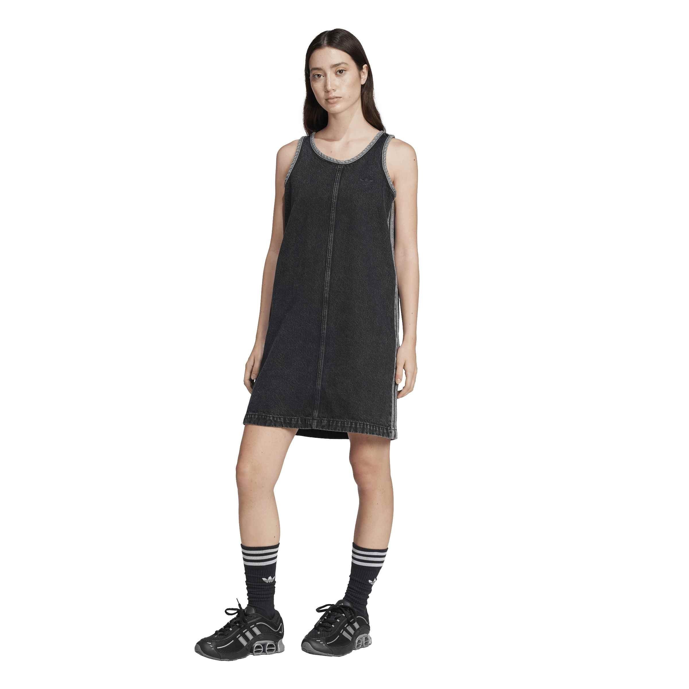 True Black De - adidas - Adidas Denim 3S Dres Ld99 - 2